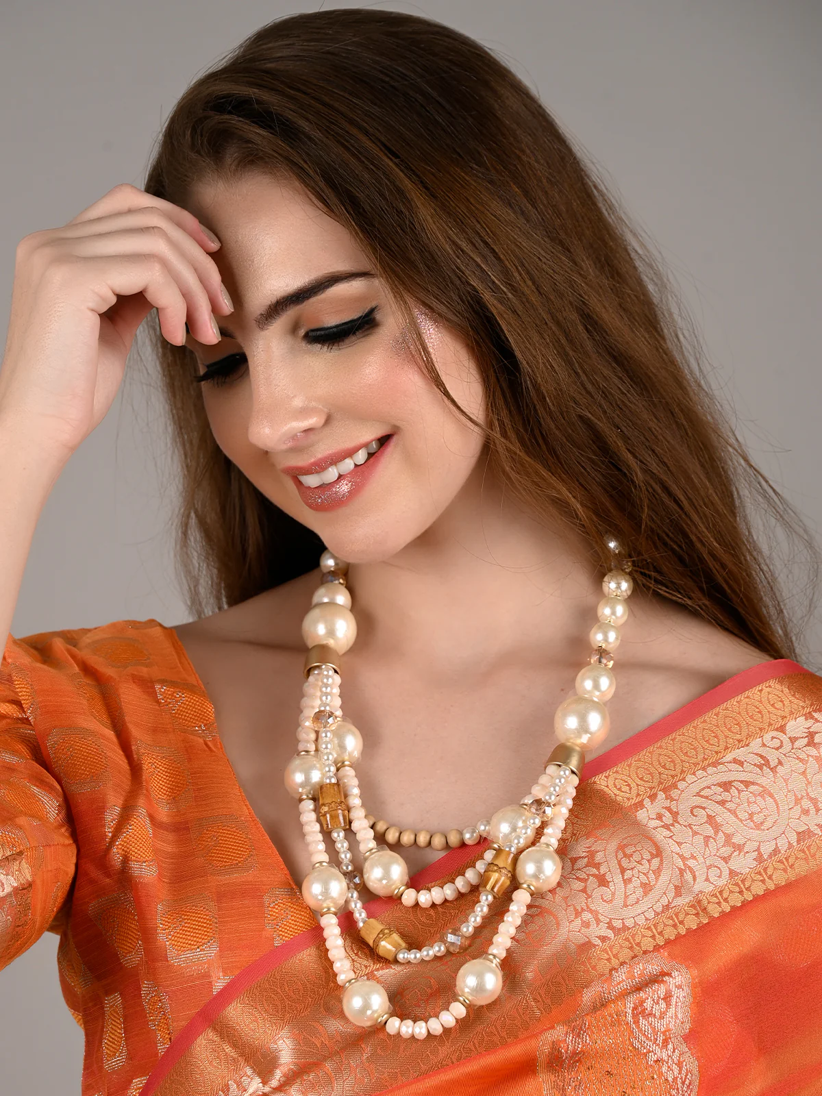 Odette Women Multicolour Beaded Necklace