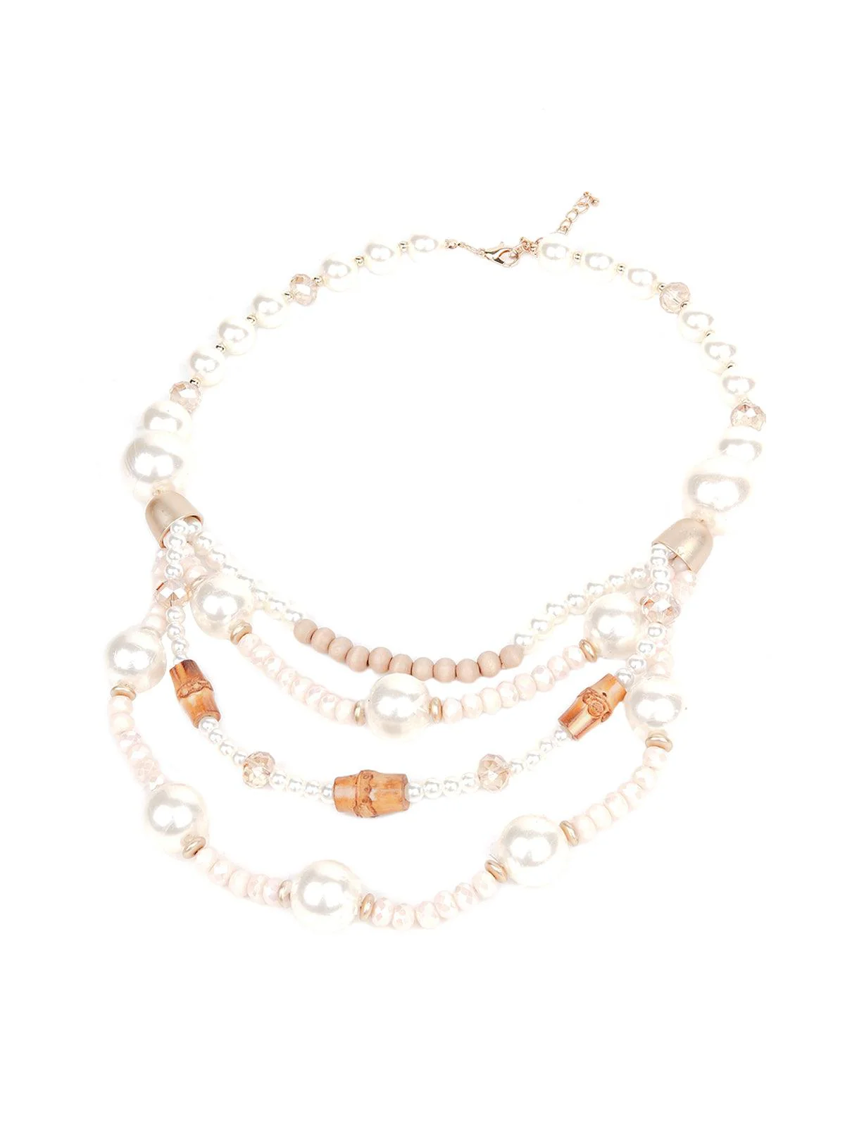 Odette Women Multicolour Beaded Necklace - Image 3
