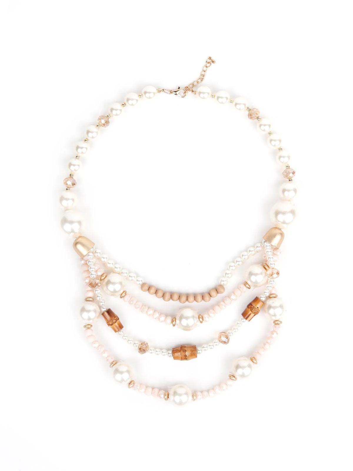 Odette Women Multicolour Beaded Necklace - Image 4