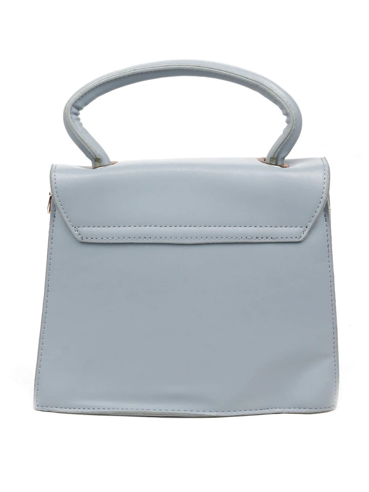 Odette Women Blue Metal Sling Bag - Image 5