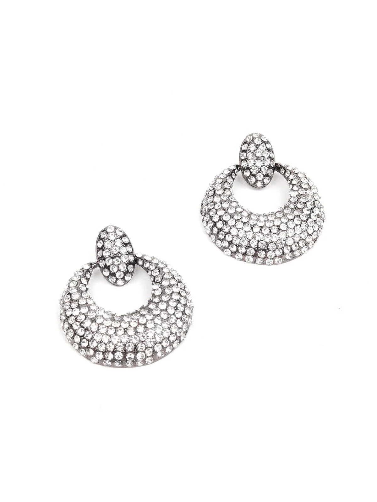 Odette Women Silver Metal Earrings - Image 6