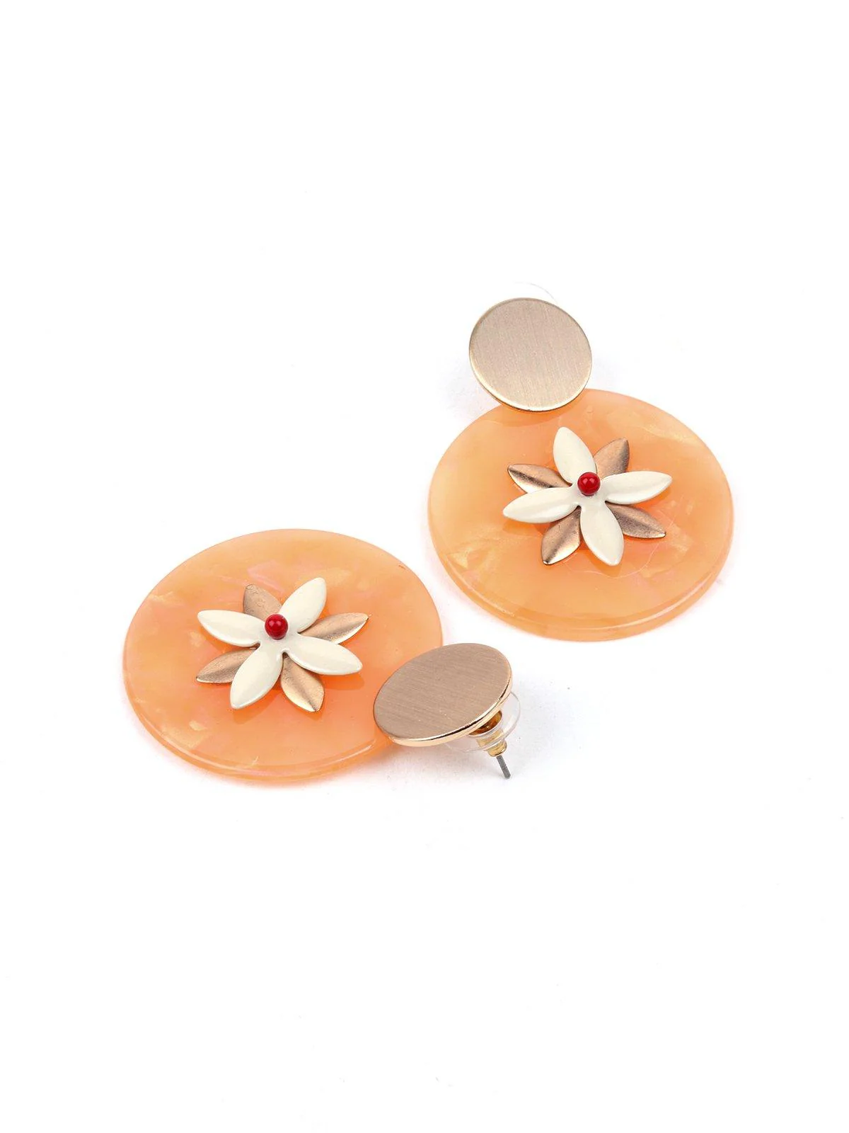 Odette Women Gold Metal Earrings - Image 6