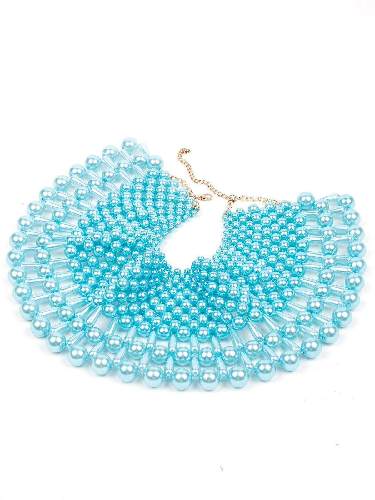 Odette Women Blue Metal Necklace - Image 4