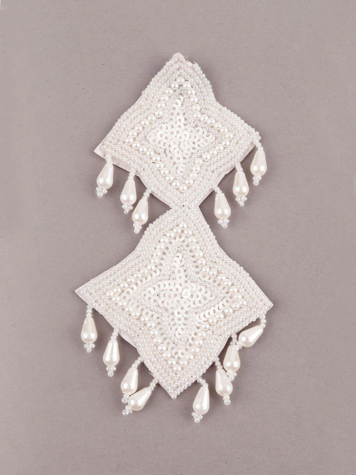 Odette Women White Metalearring - Image 4