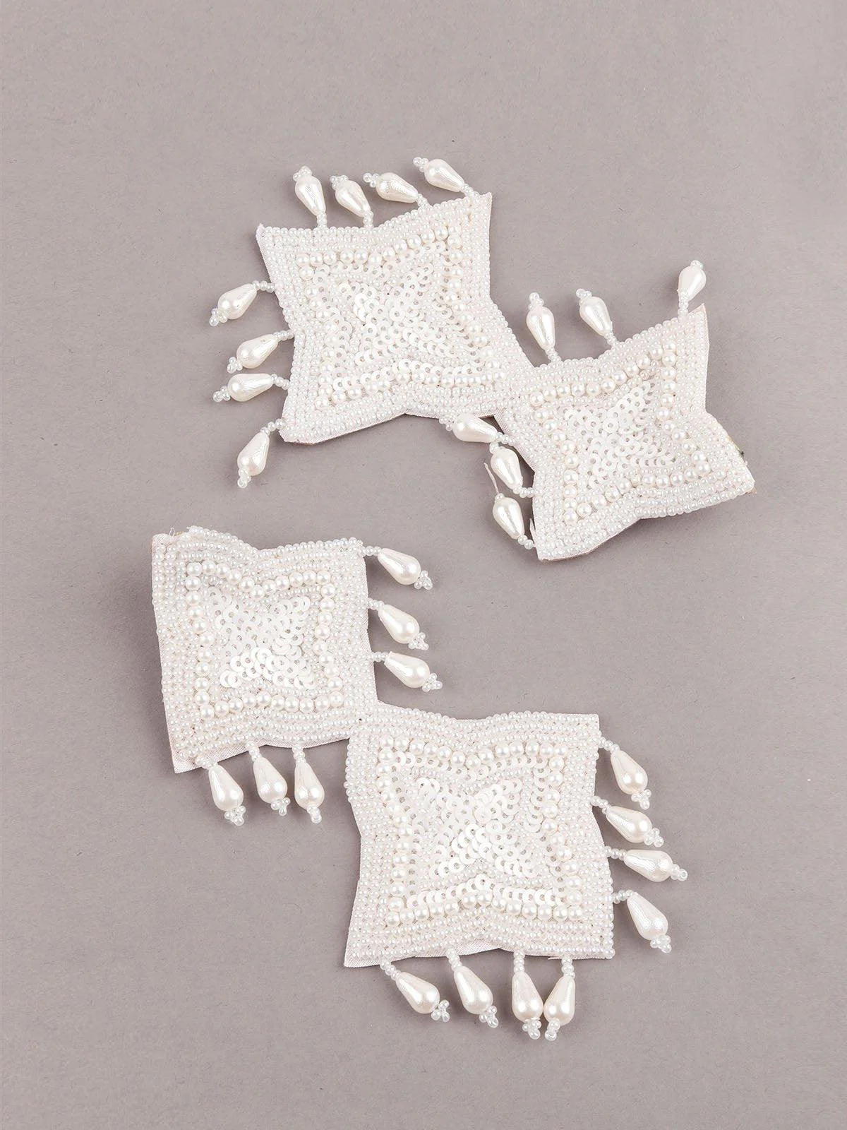Odette Women White Metalearring - Image 6