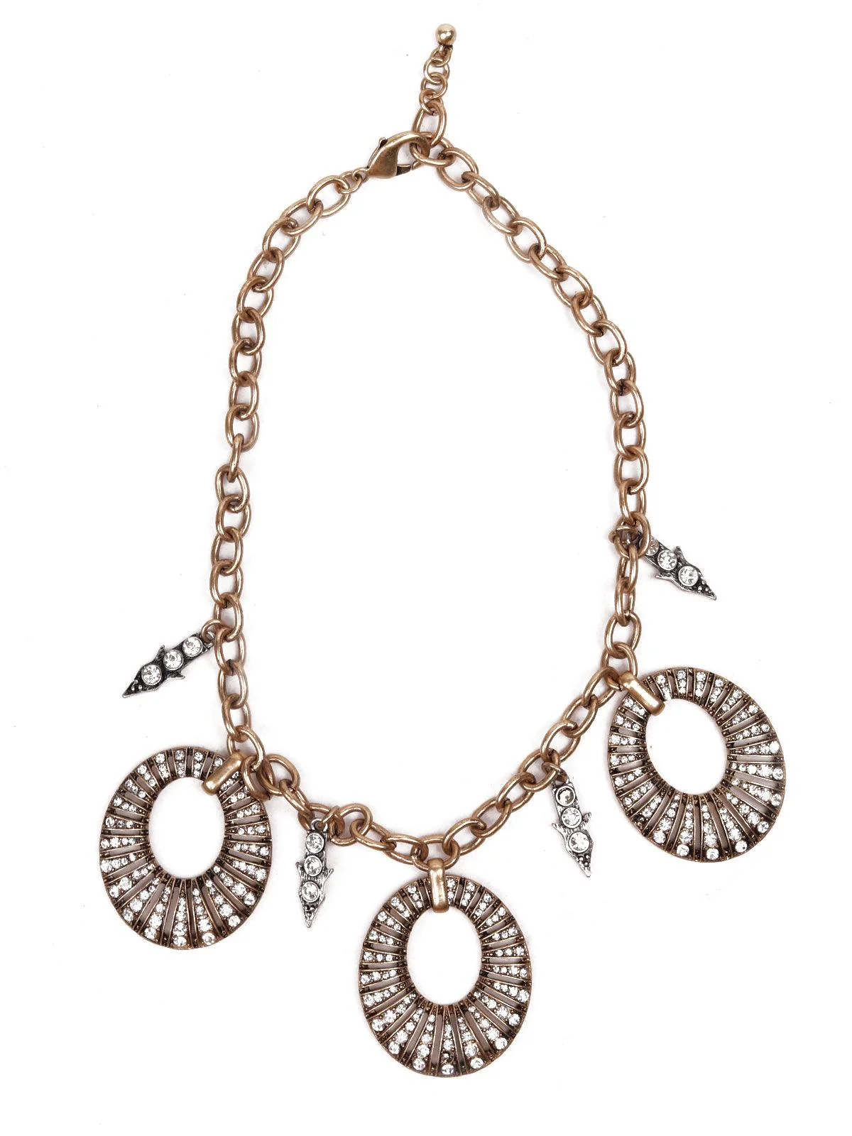 Odette Women Black Metal Necklace