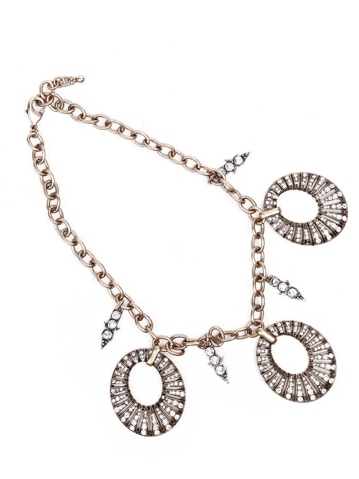 Odette Women Black Metal Necklace - Image 2