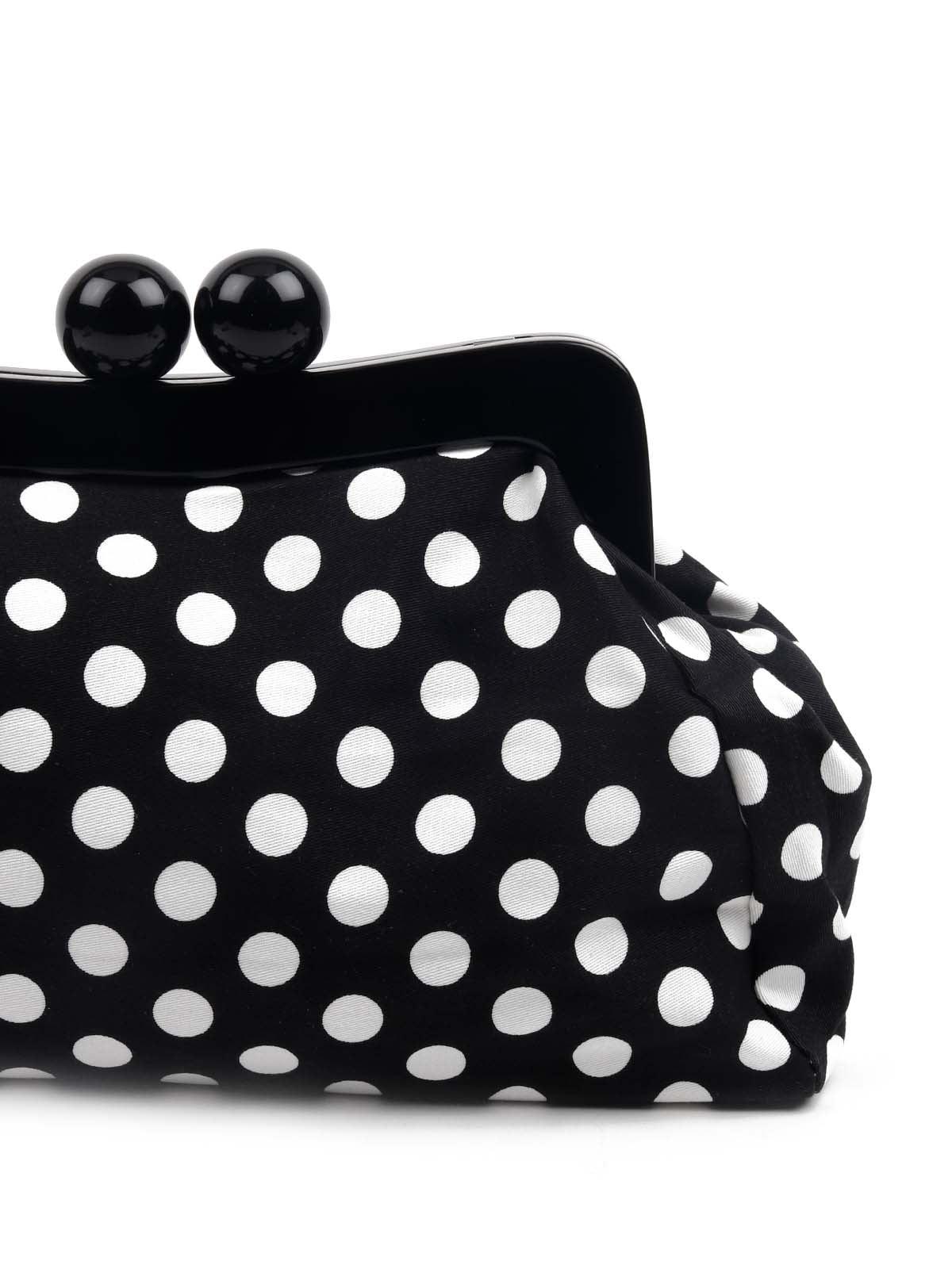 Odette Women Statement Printed Black Convertible Clutch - Image 6