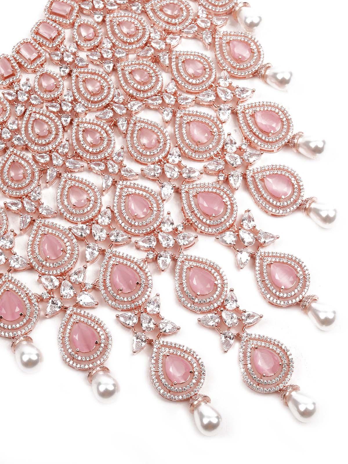 Odette Stunning Stone Choker Necklace Set For Women - Image 5