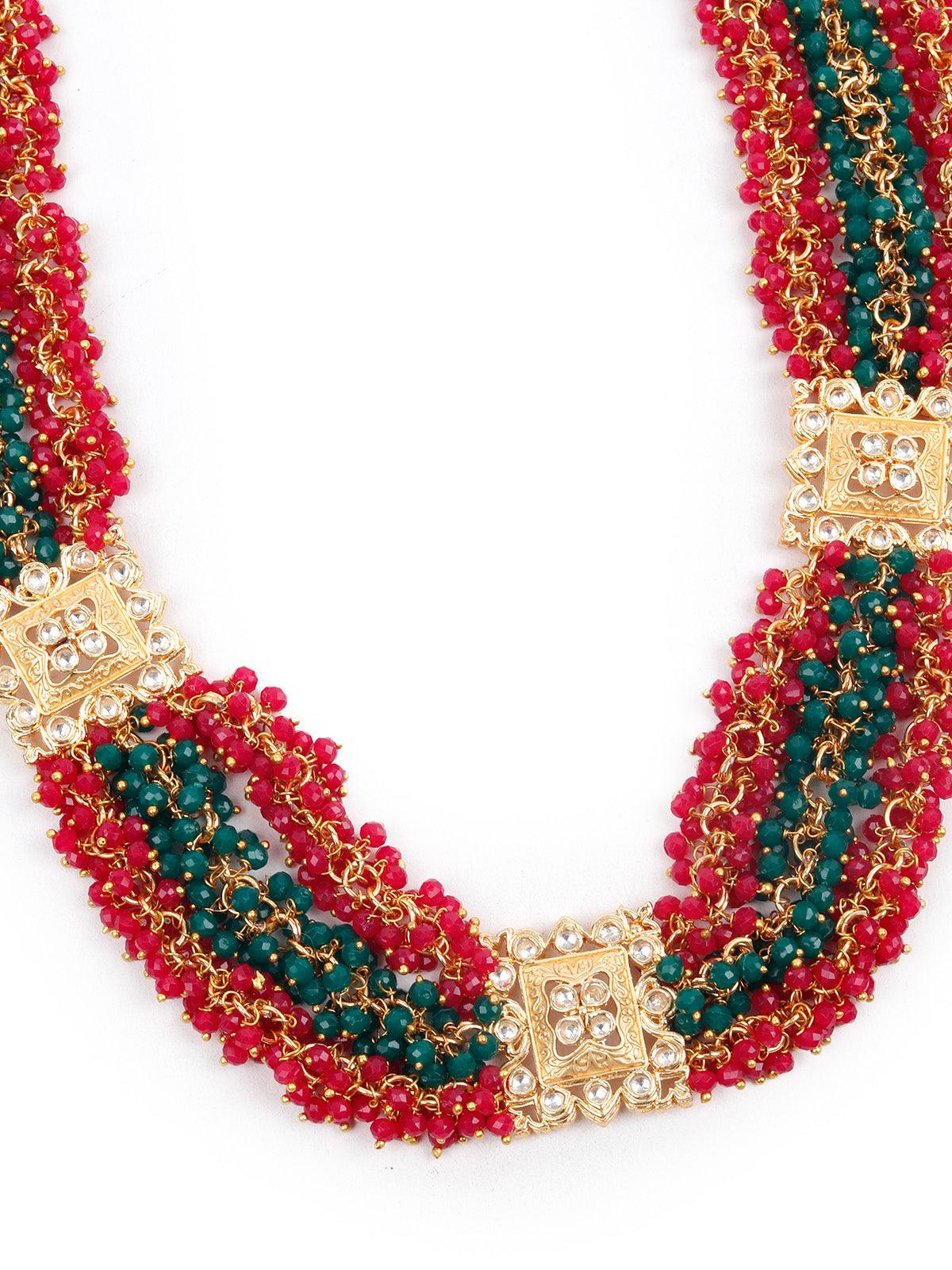 Odette Stunning Beads Choker Necklace Set For Women - Image 6