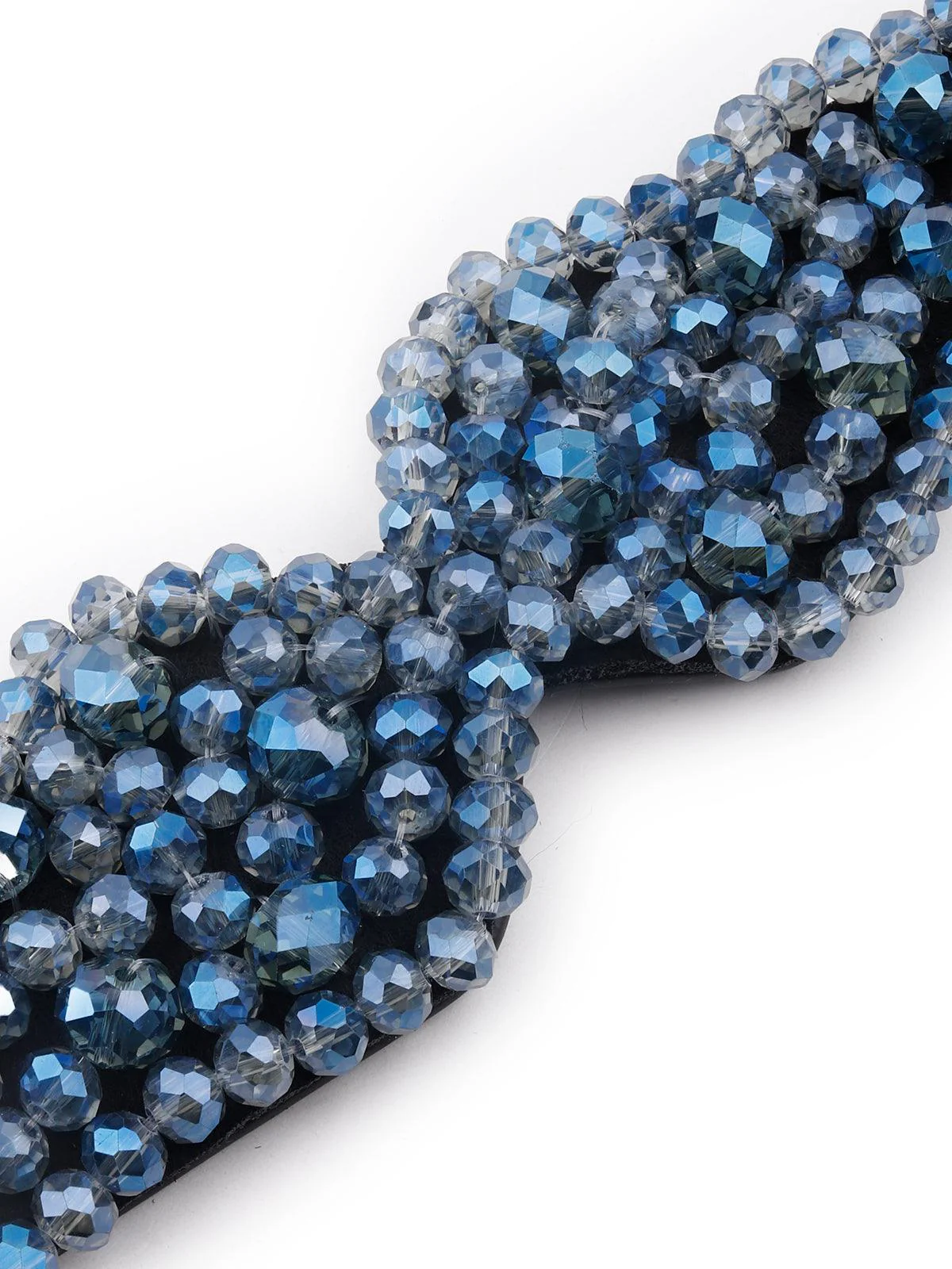 Odette Women Stunning Blue Statement Waist Belt - Image 4
