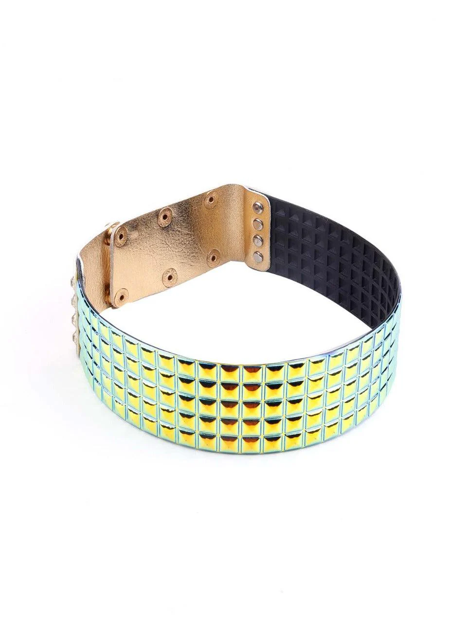 Odette Stunning Chrome Effect Choker Necklace For Women - Image 4