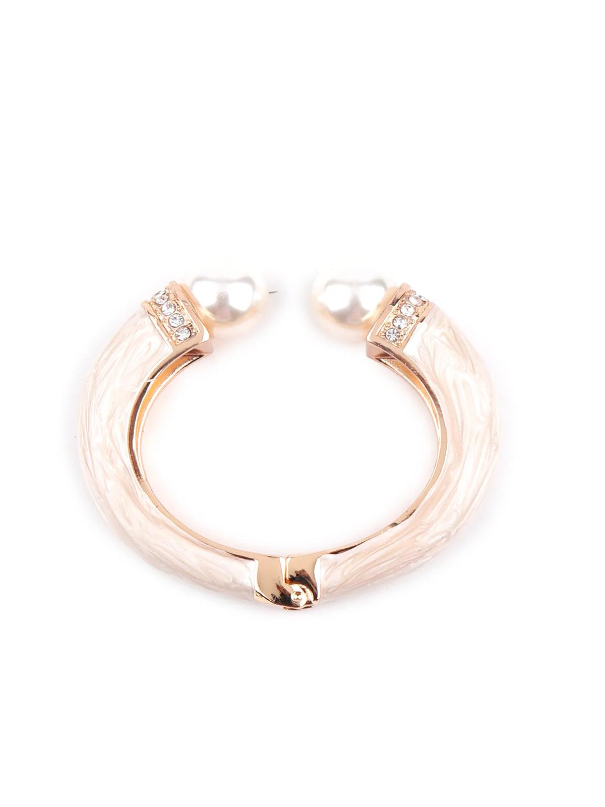 Odette Stunning Gold Kada Bracelet For Women - Image 3