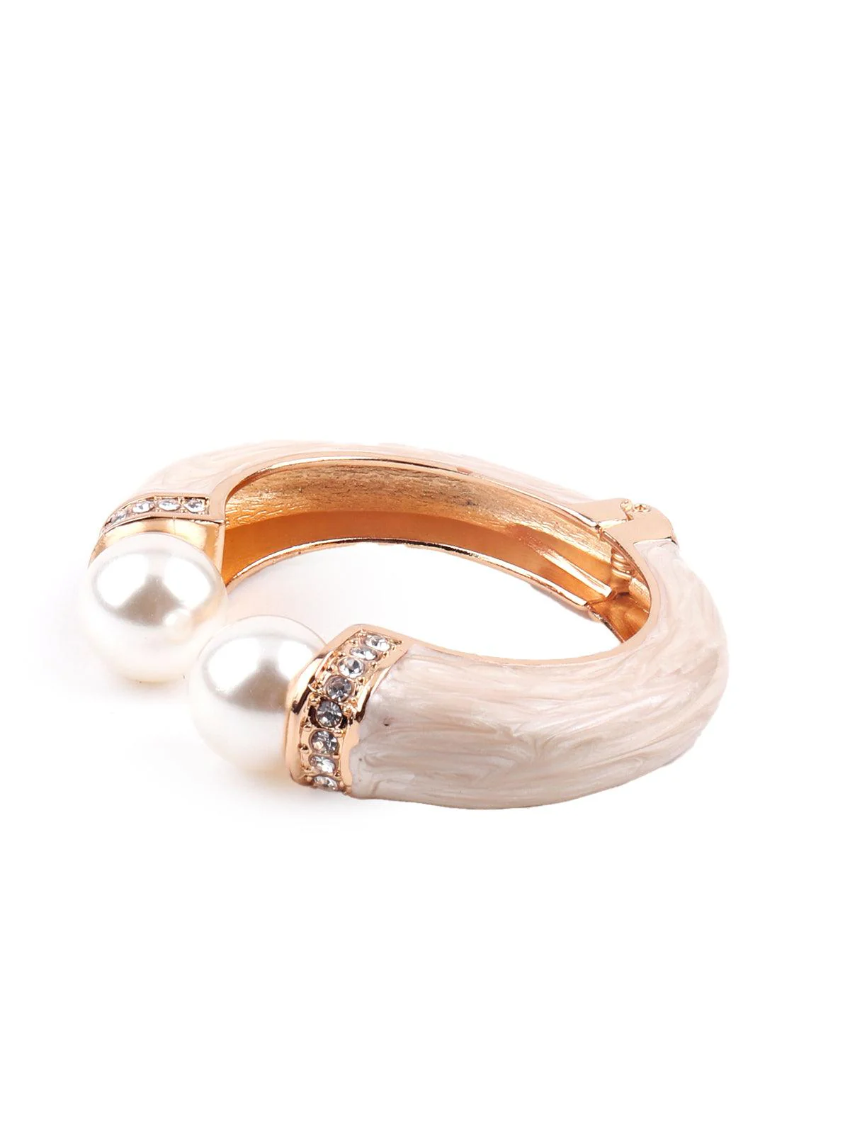 Odette Stunning Gold Kada Bracelet For Women - Image 5
