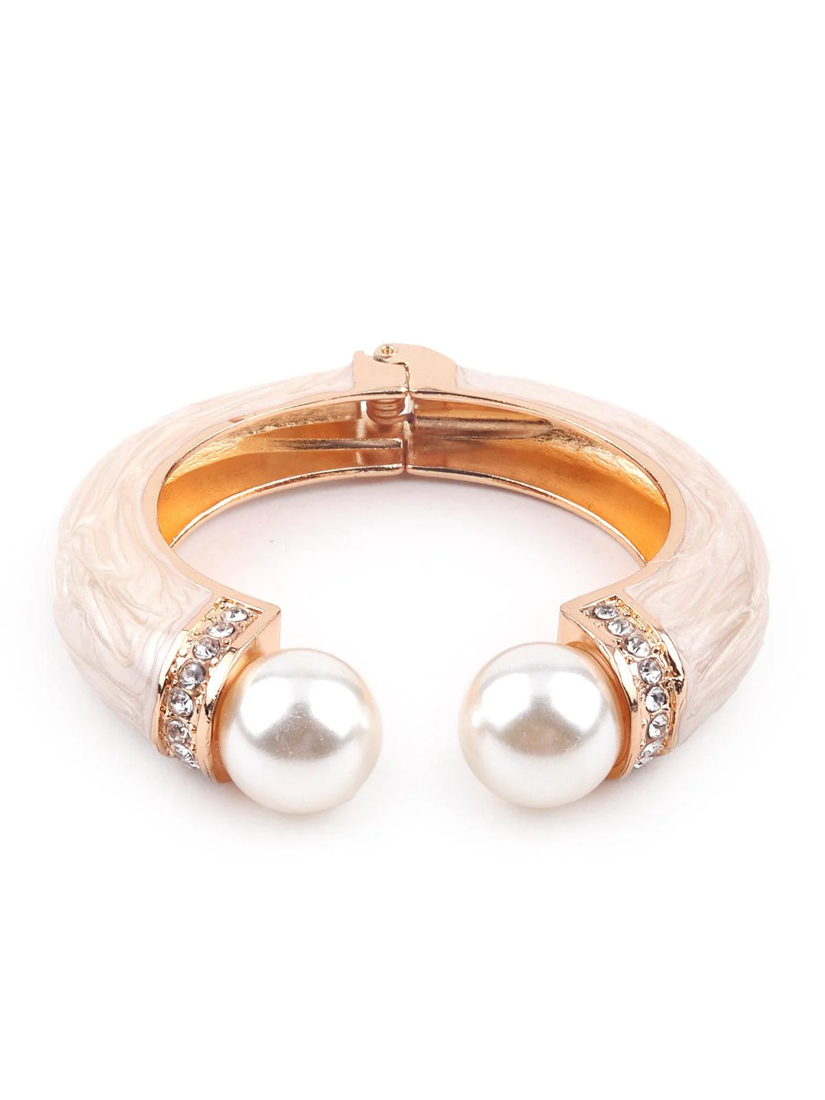 Odette Stunning Gold Kada Bracelet For Women - Image 7