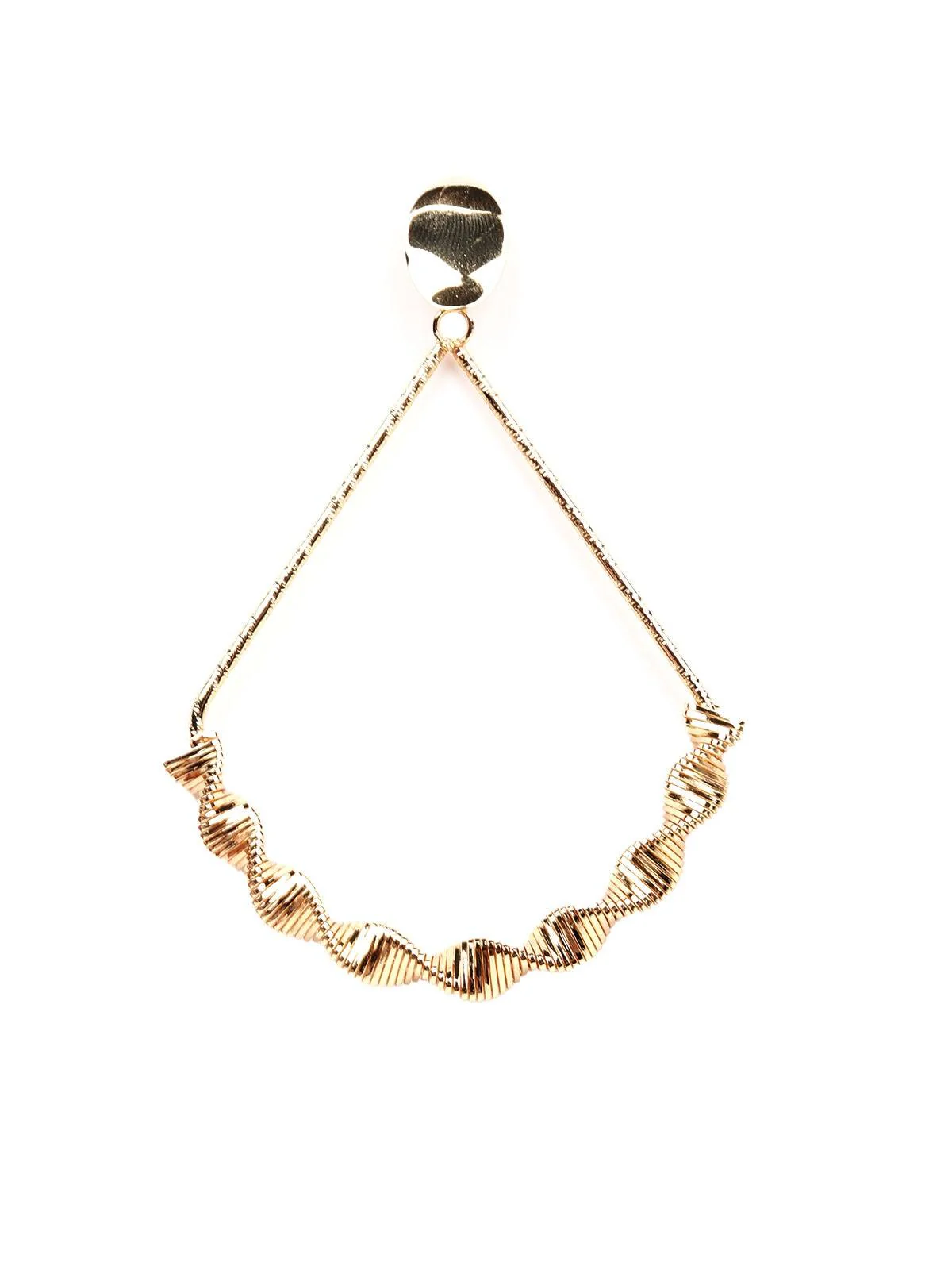 Odette Women Gold Metal Earrings - Image 4