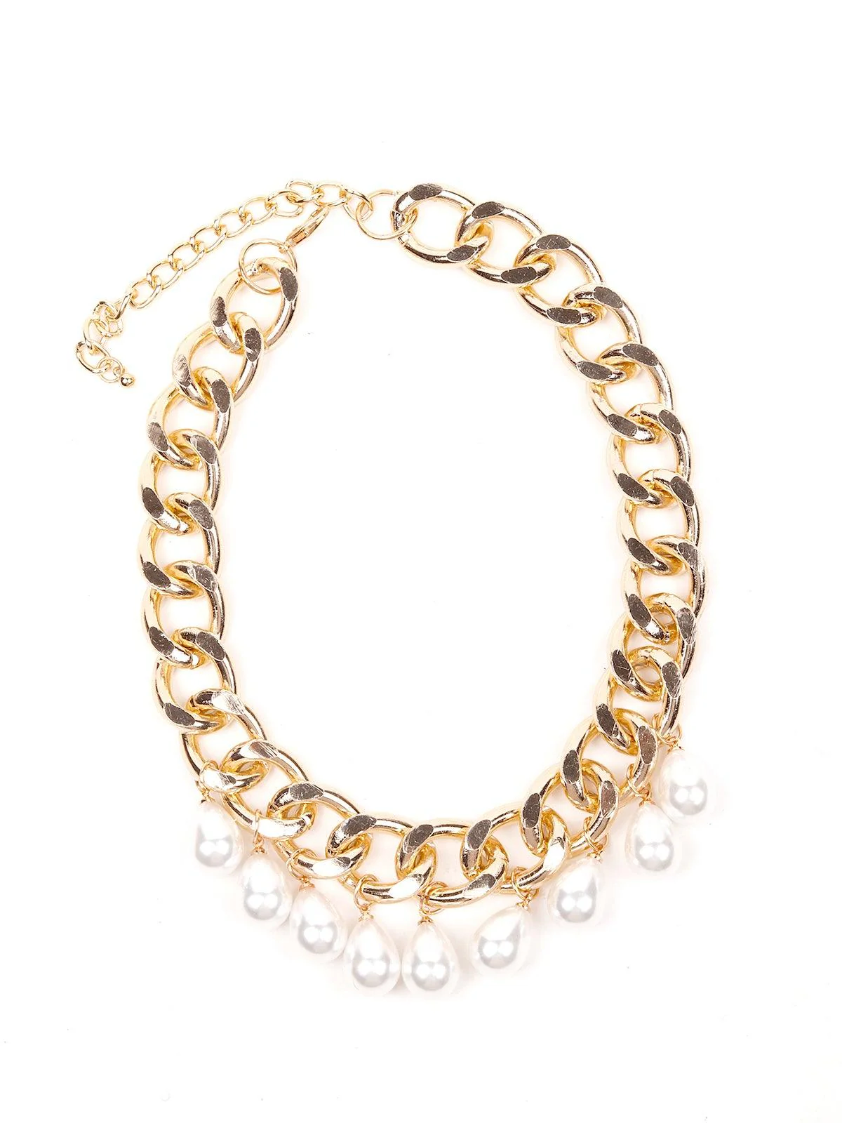 Odette Women White Metal Chain - Image 3