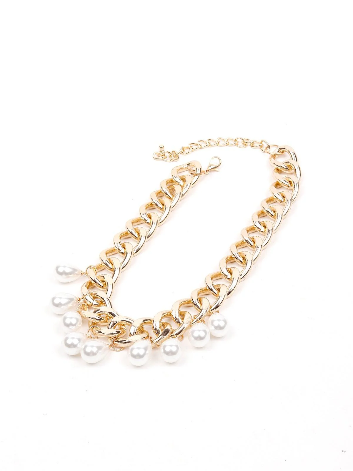 Odette Women White Metal Chain - Image 4