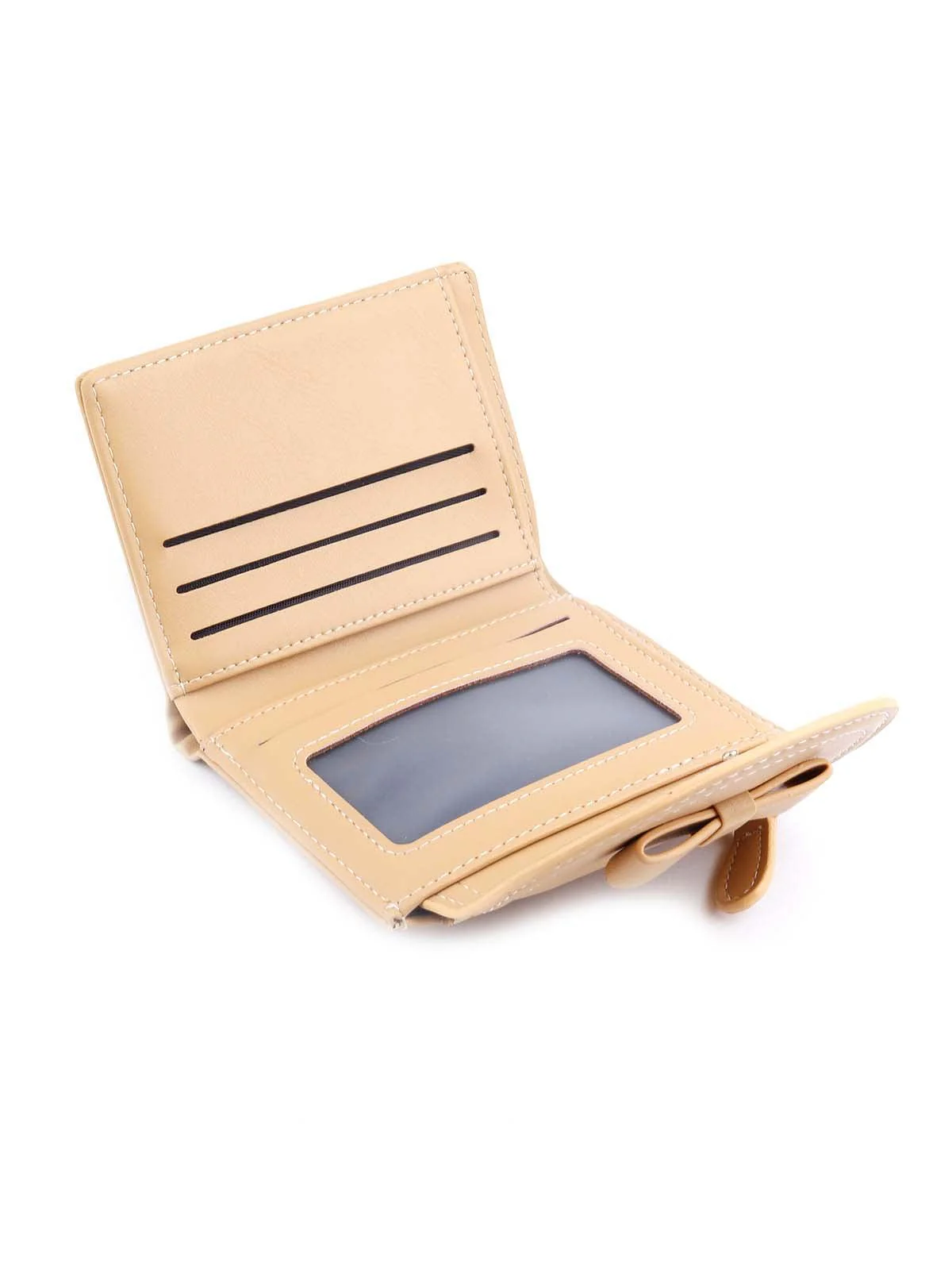 Odette Stunning Light Beige Colour Mini Wallet For Women - Image 6