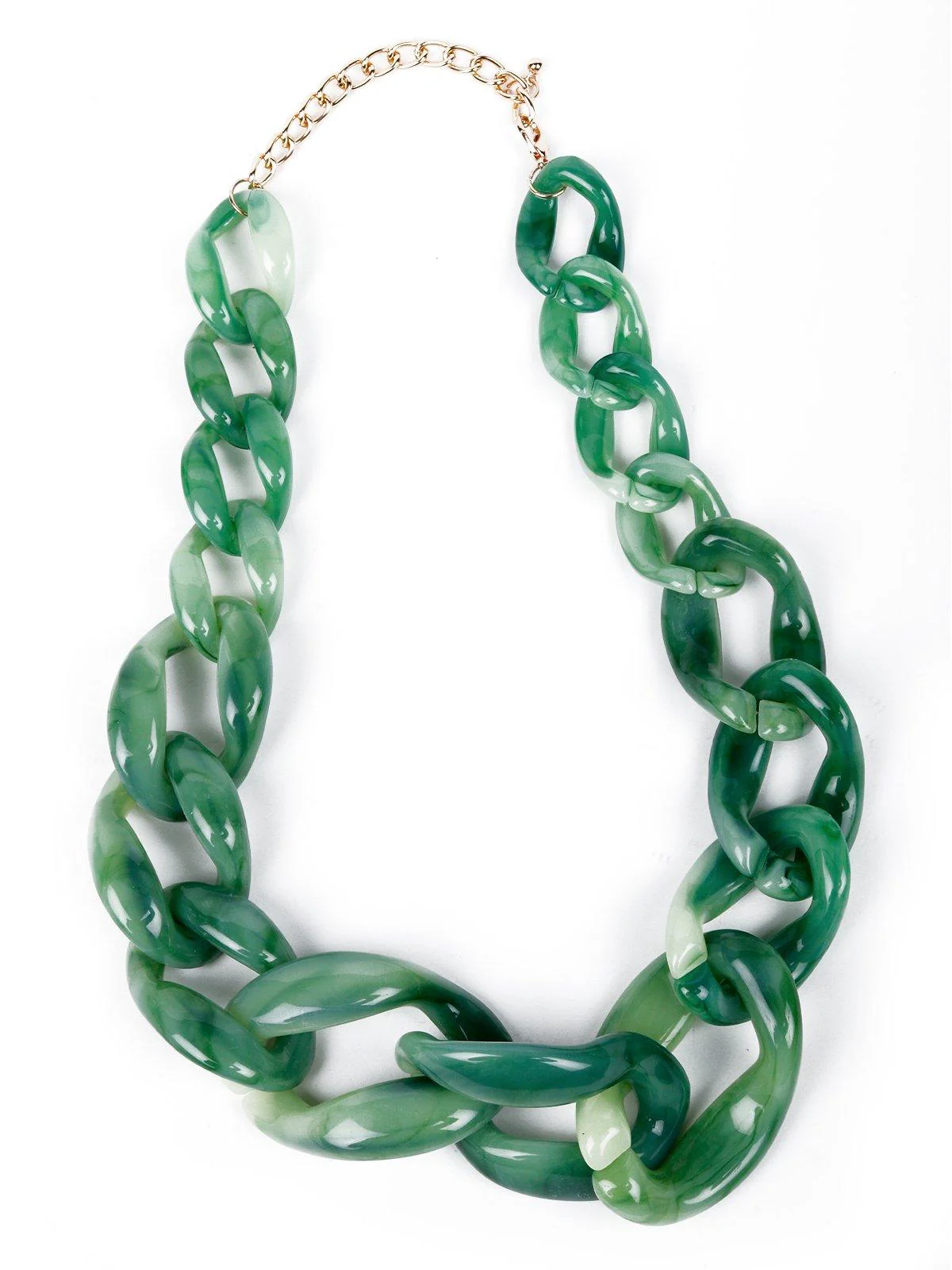 Odette Women Green Metal Chain - Image 3
