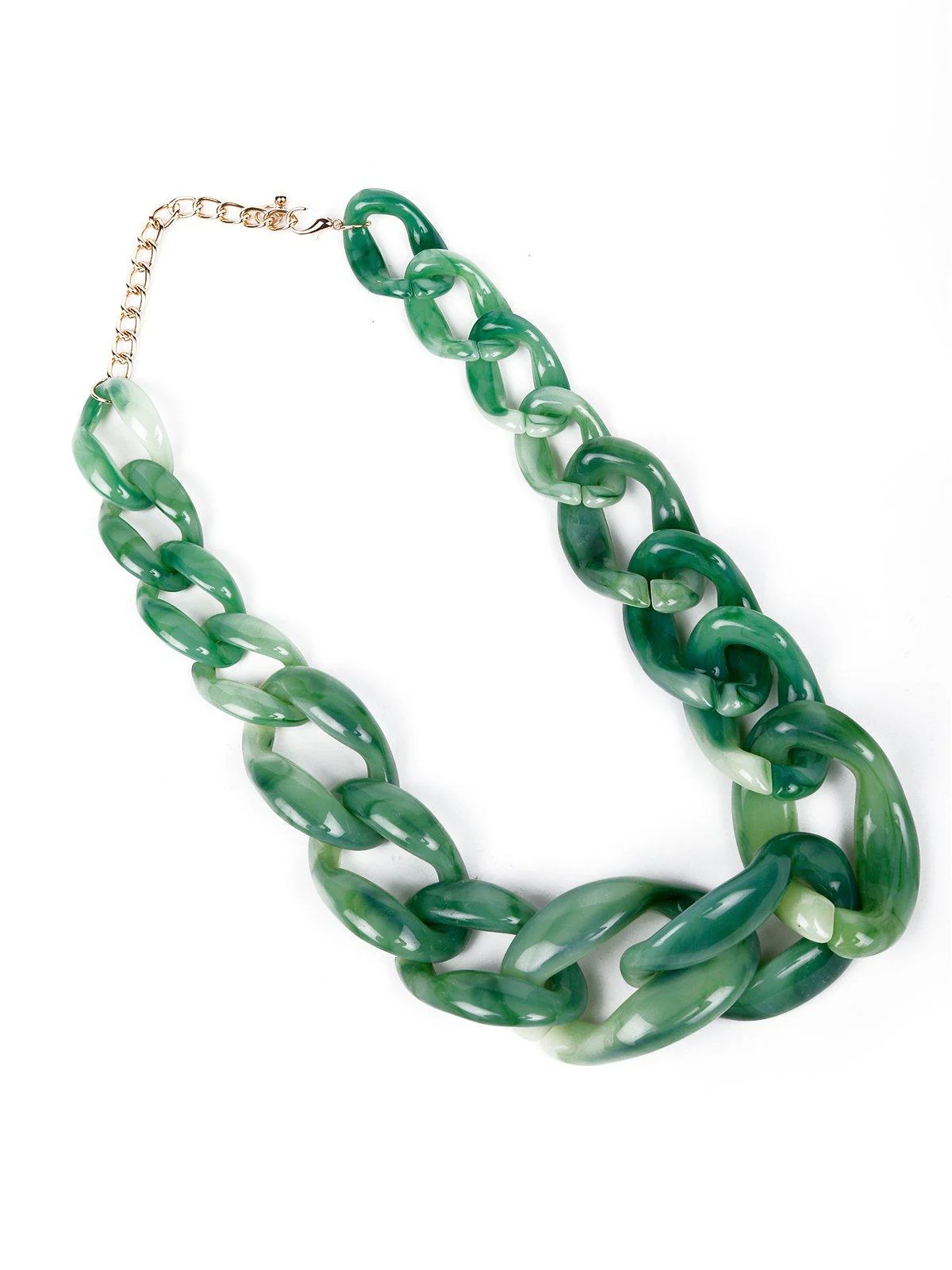 Odette Women Green Metal Chain - Image 4