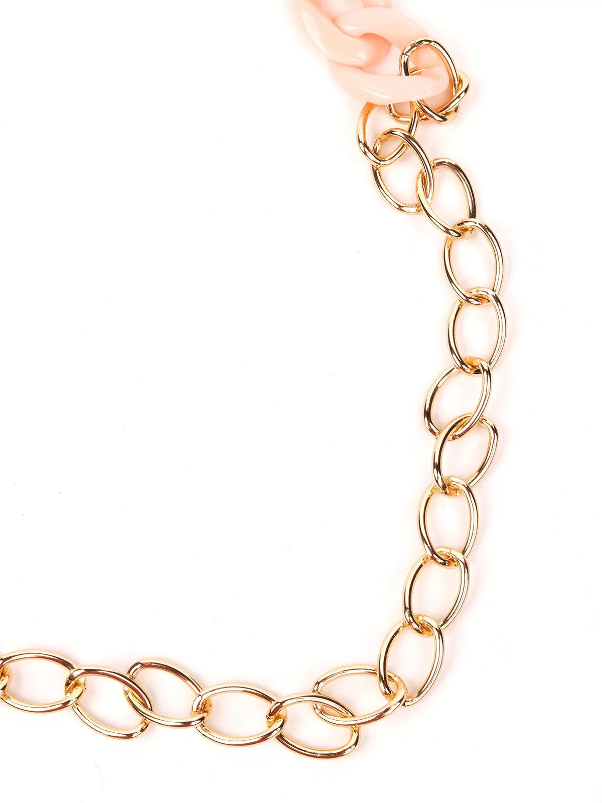 Odette Women Gold And Peach Metal Chain - Image 4