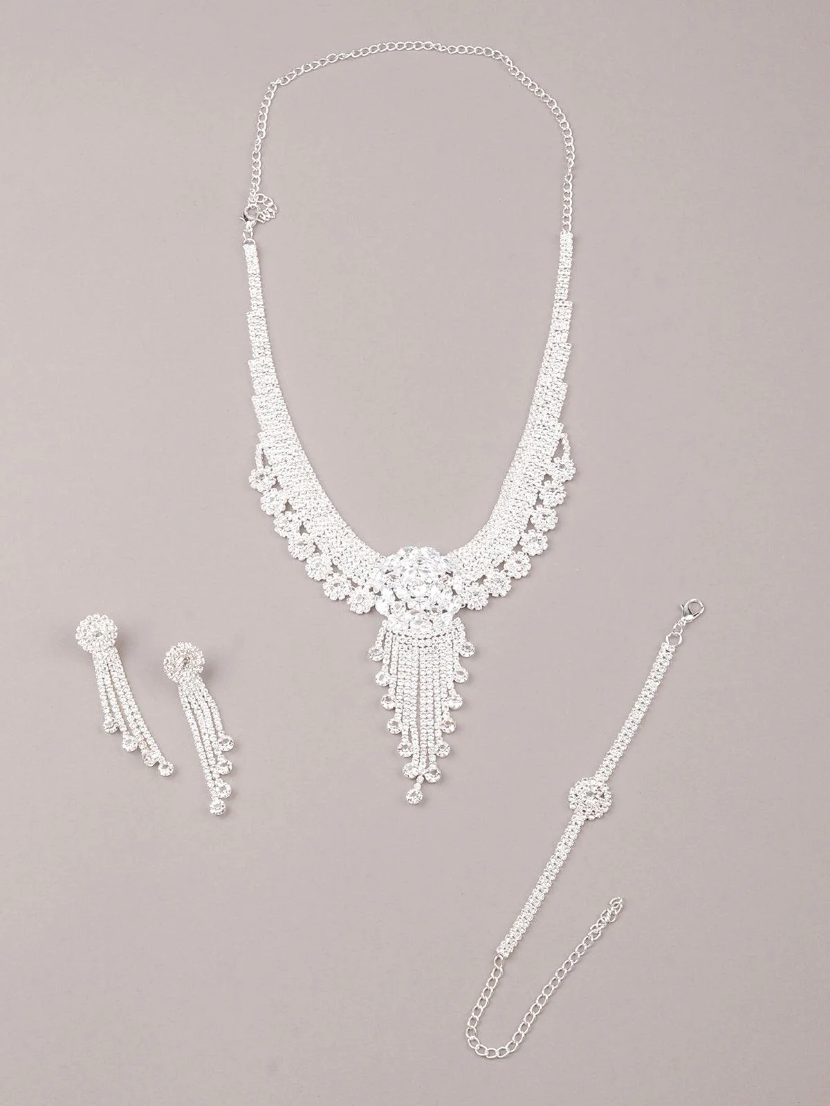 Odette Stunning Shinning And Highly Sophisticated Necklace Set For Women - Image 7