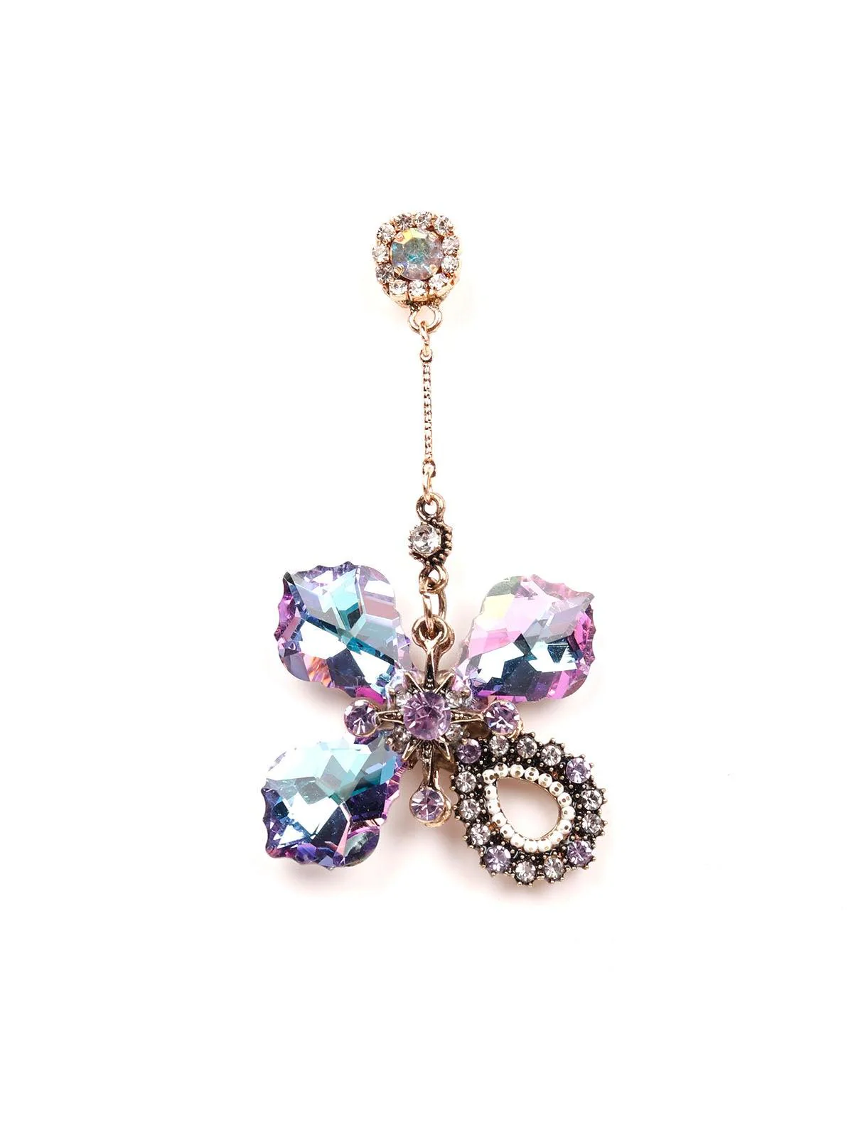 Odette Women Multicolour Metal Earrings - Image 4