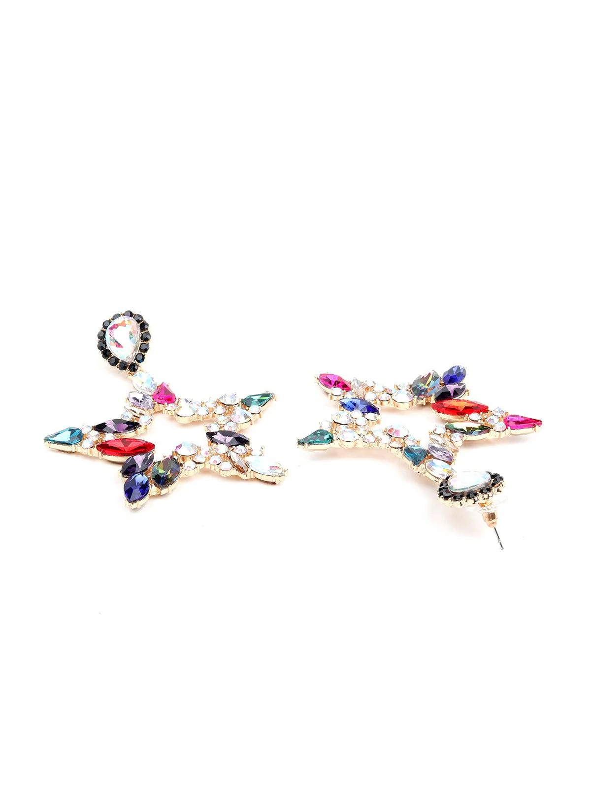 Odette Women Multi Metal Earrings - Image 6