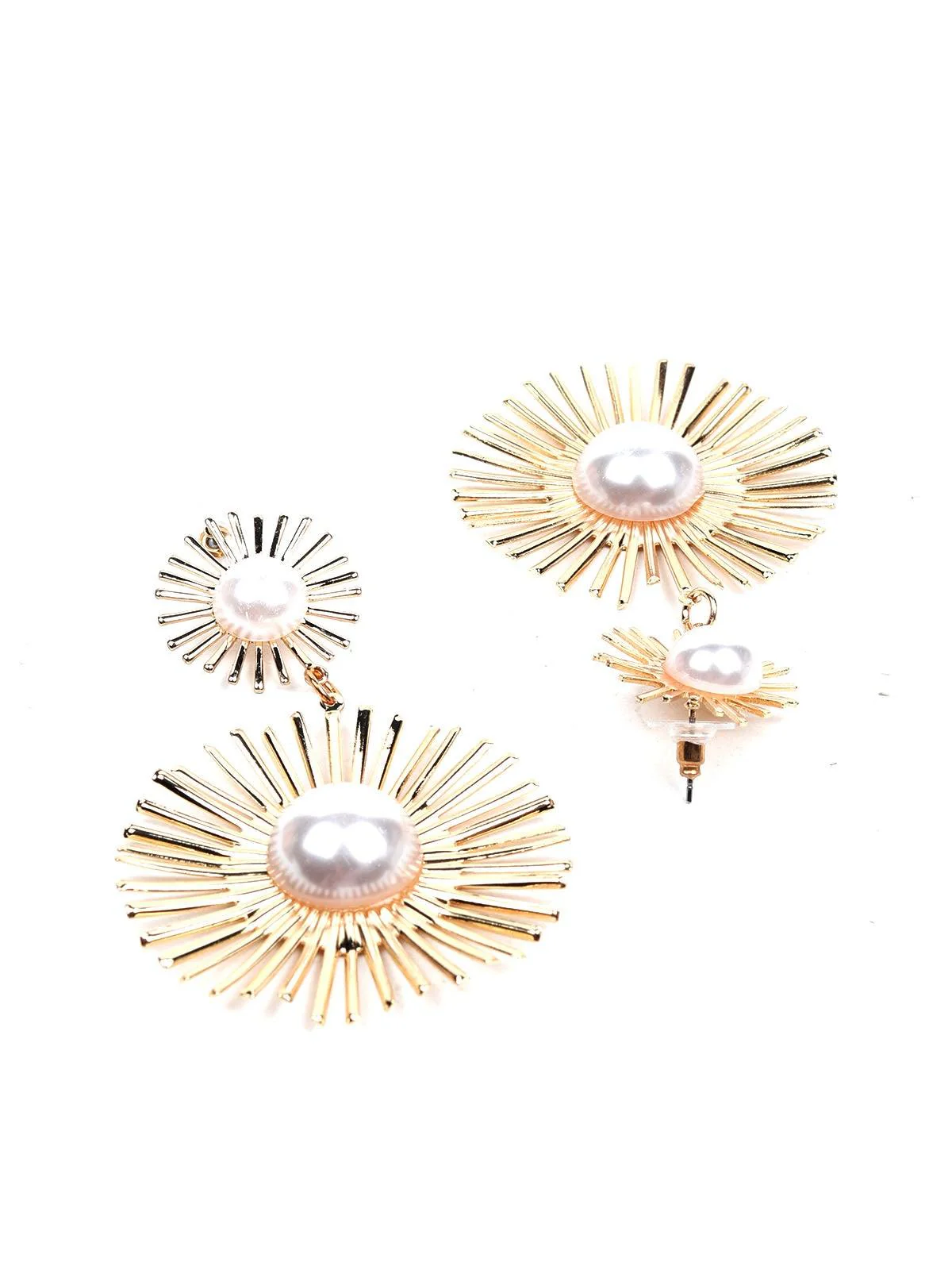 Odette Women Gold-Tone Metal Earrings - Image 5