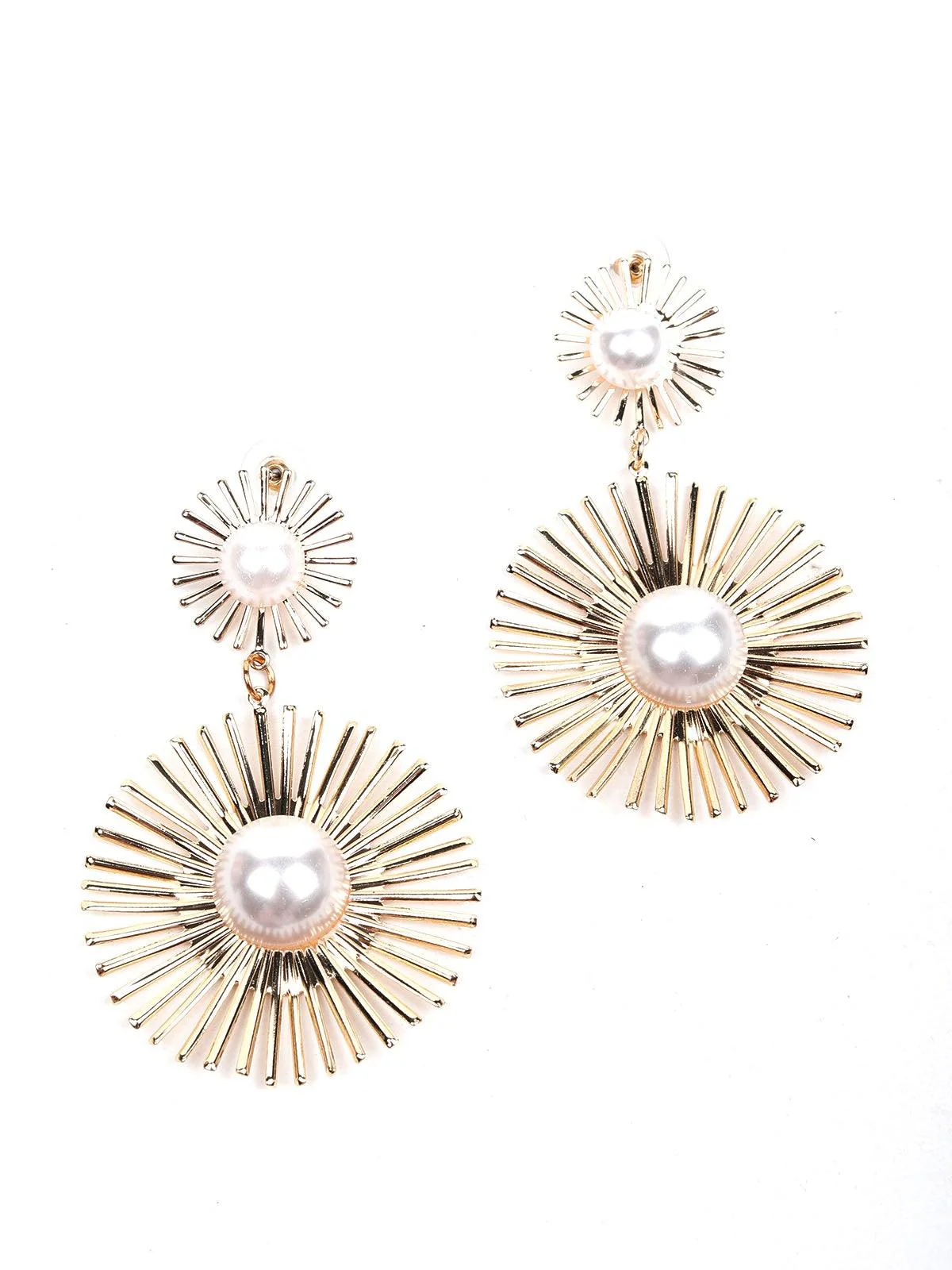 Odette Women Gold-Tone Metal Earrings - Image 6