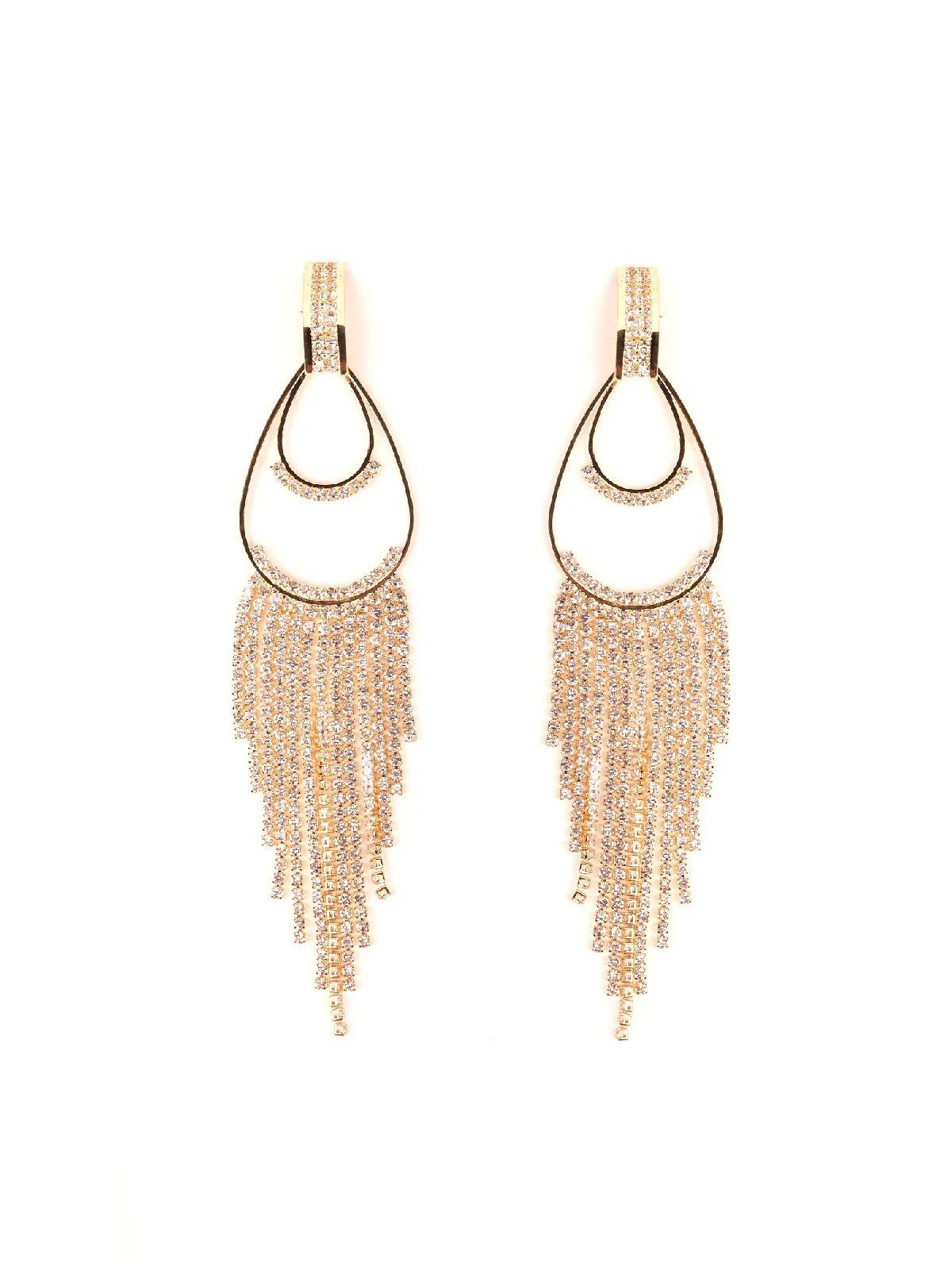 Odette Women Gold Metal Earrings - Image 3