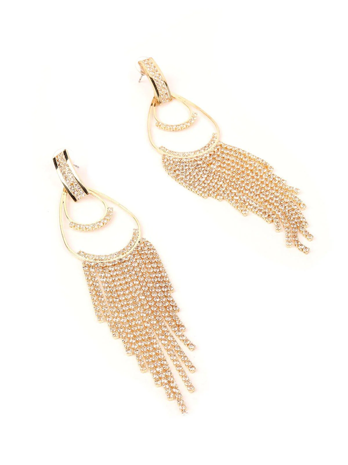 Odette Women Gold Metal Earrings - Image 5