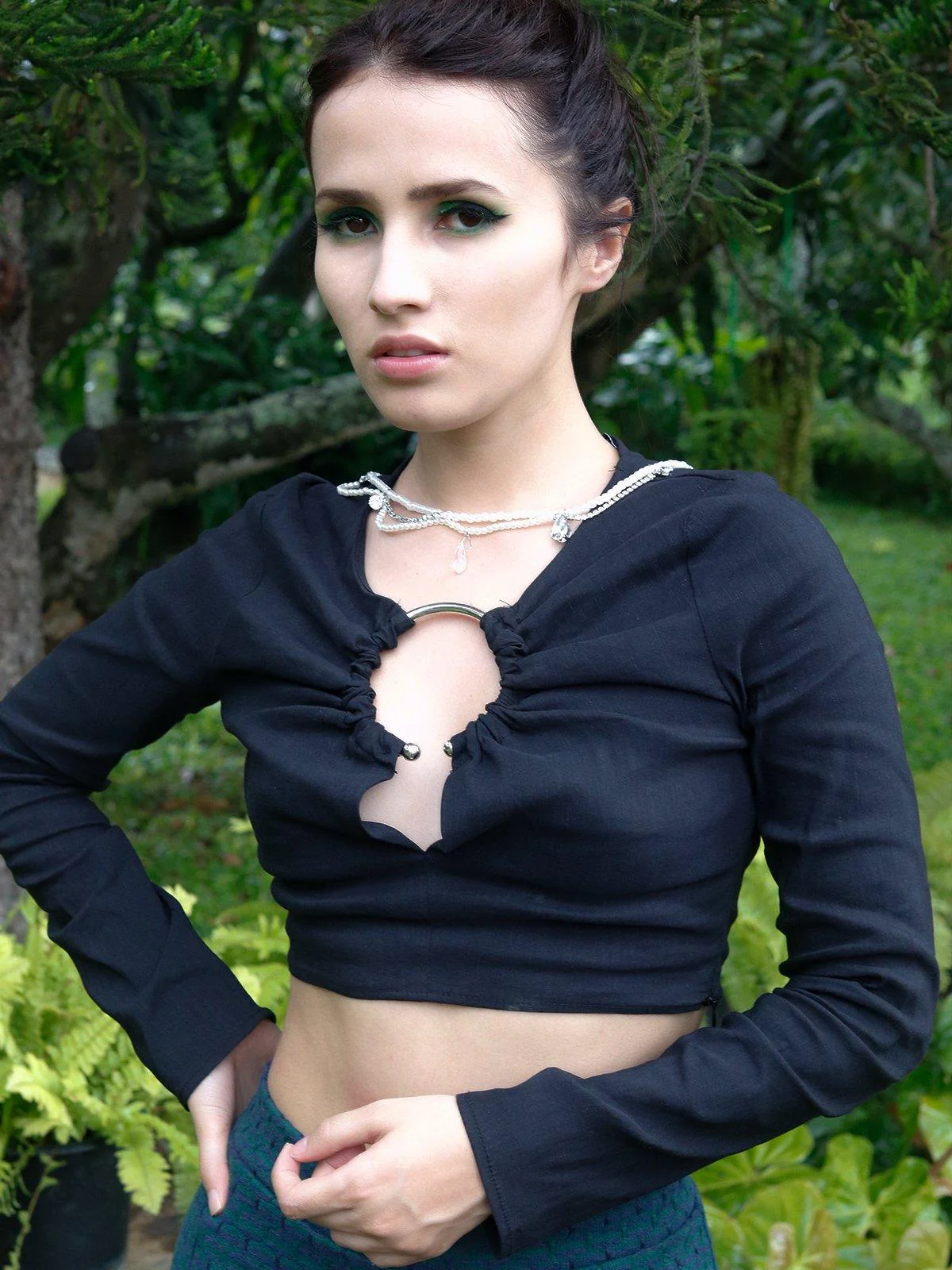 Odette Women Gold Metal Necklace - Image 2