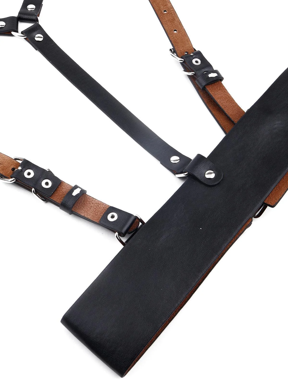 Odette Stylish Black Suspender Belt For Women - Image 6