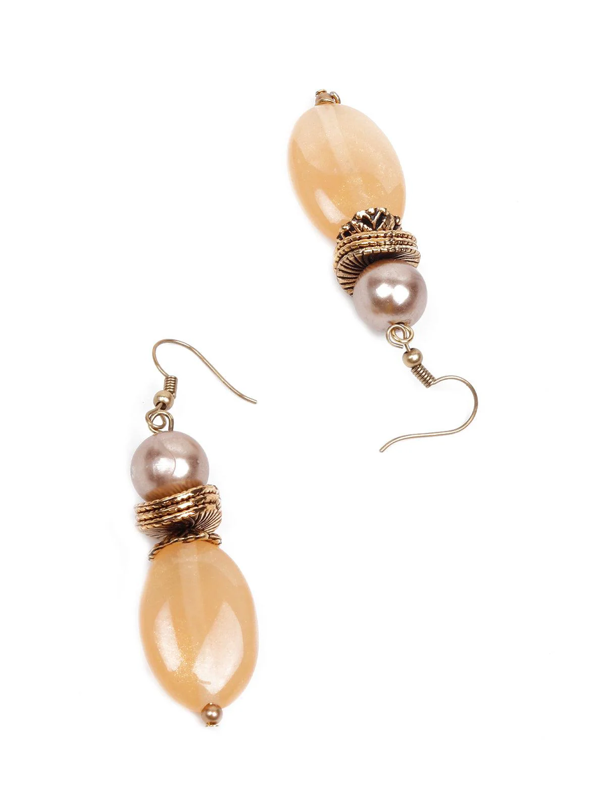Odette Women Brown Metal Necklace Set - Image 7