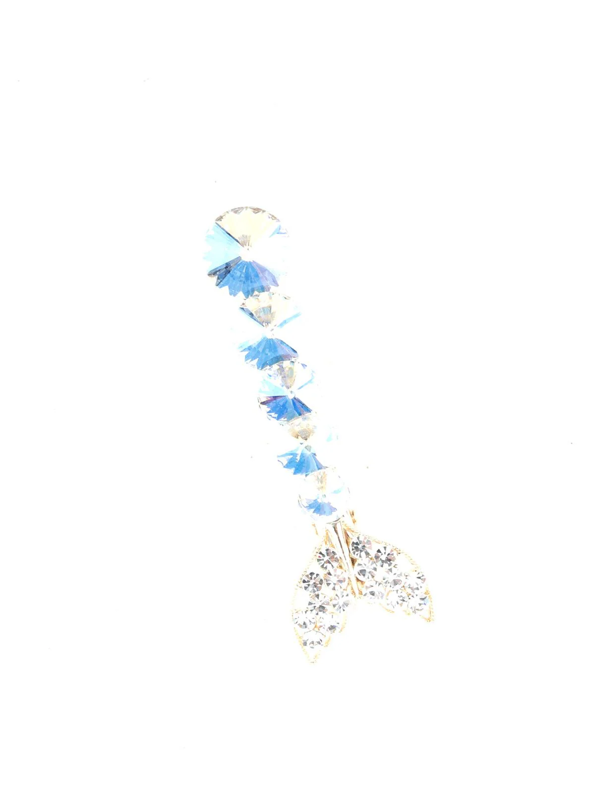 Odette Women Ziva White Crystal Hairclips - Image 6