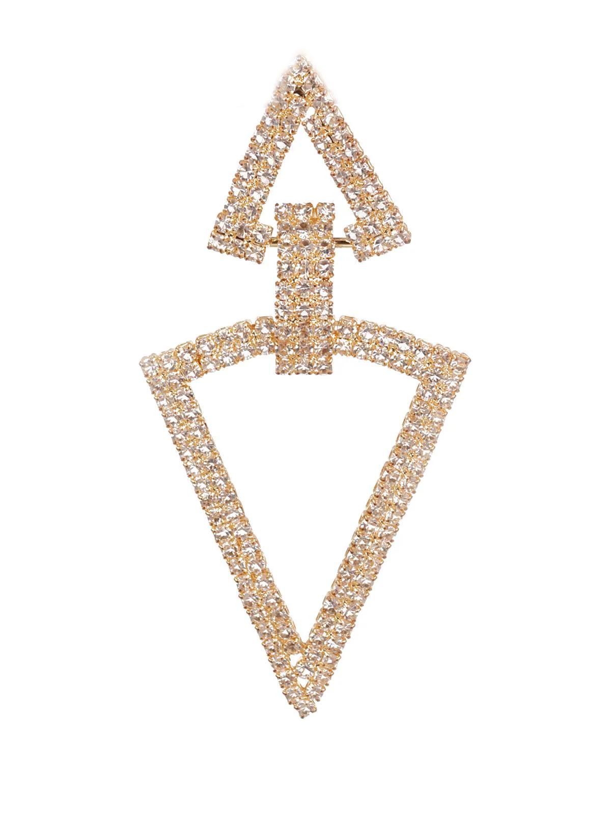 Odette Women Sunshine Gold Dangler Earrings - Image 2