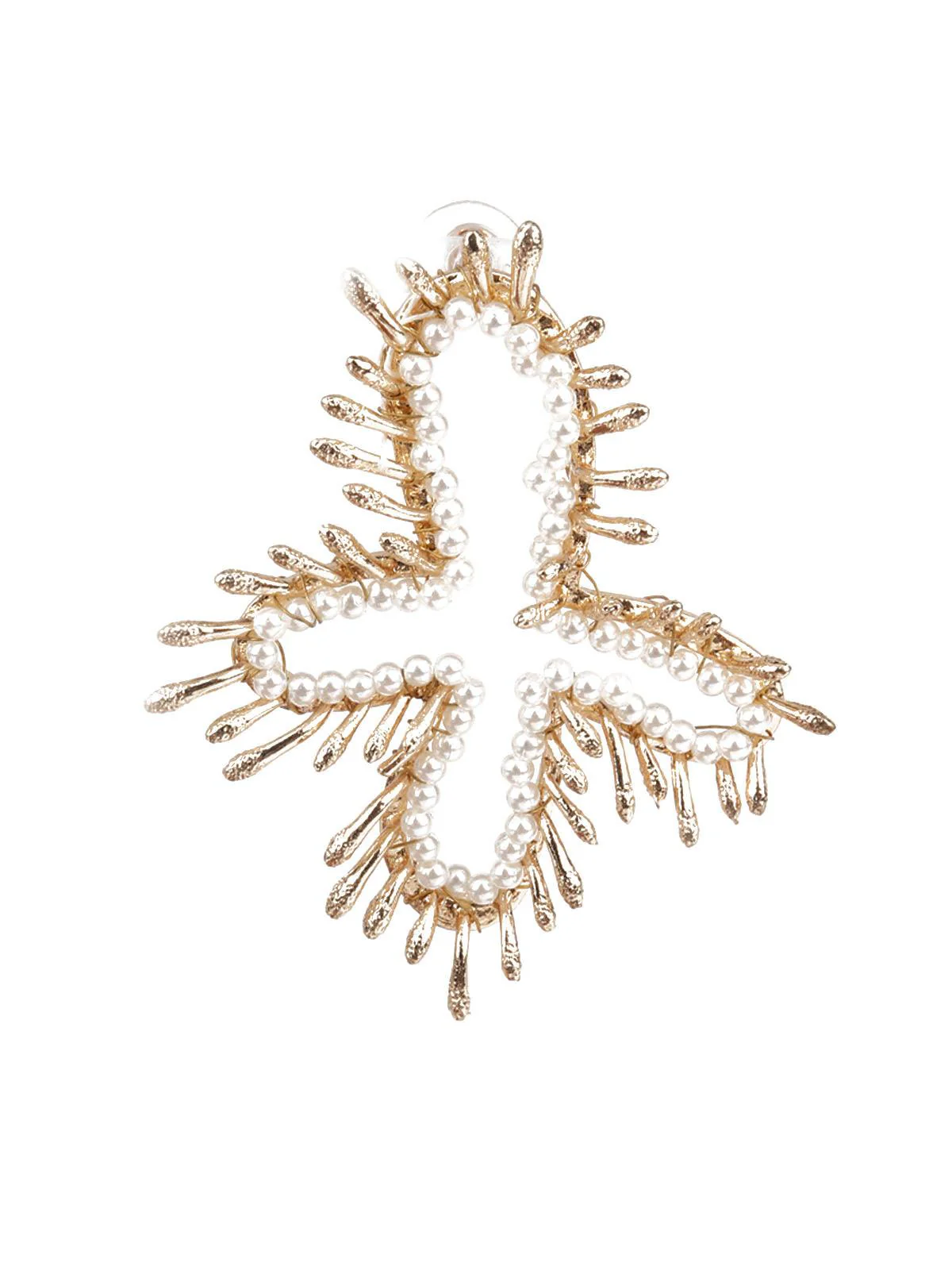 Odette Women Sunshine White Stud Earrings - Image 2