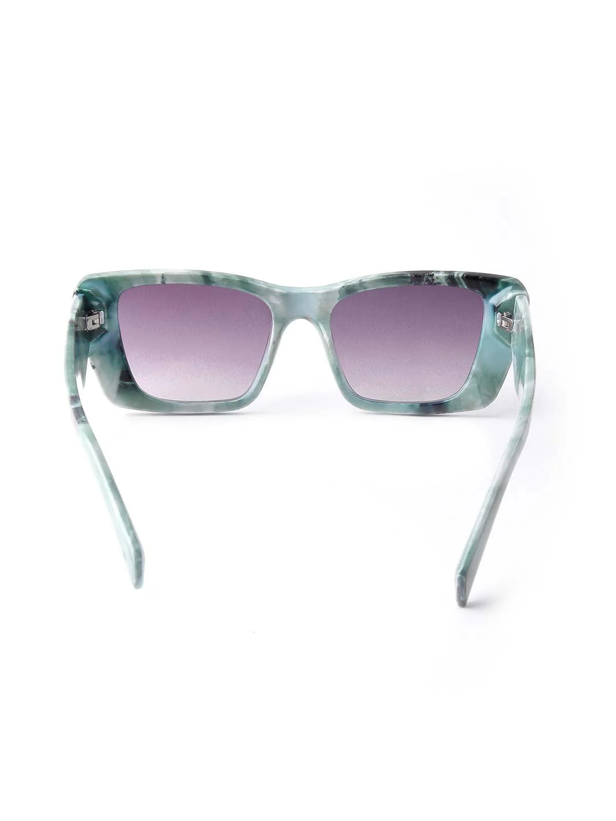 Odette Super Beachy Green Printed Sunglasses For Women - Image 6