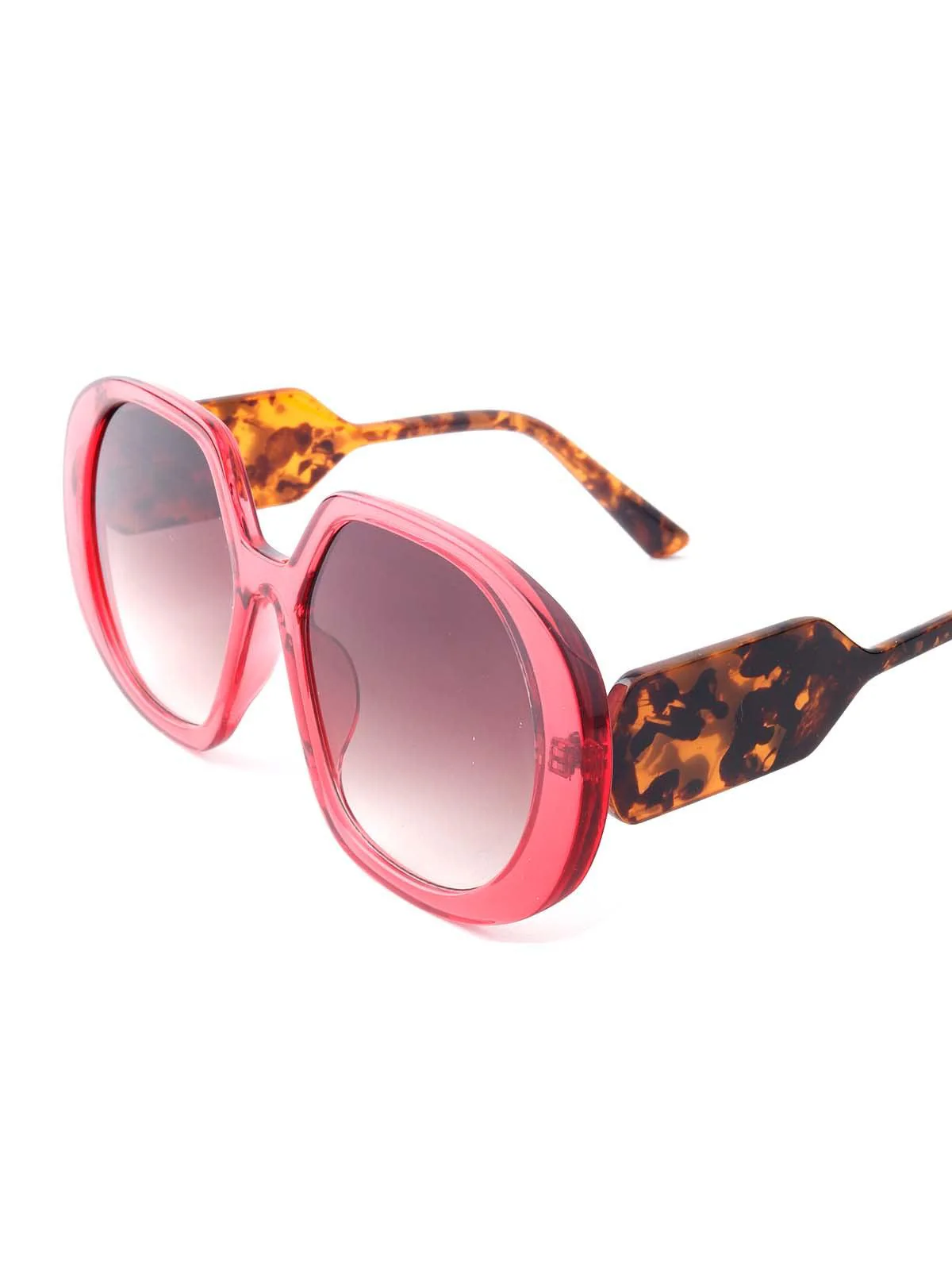 Odette Women Super Stylish Pink-Tinted Sunglasses - Image 5