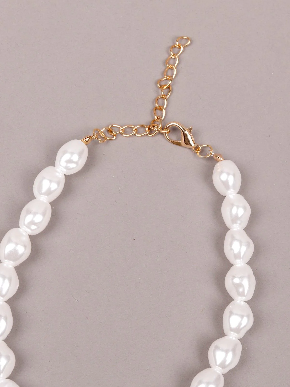 Odette Women White Metal Necklace - Image 4