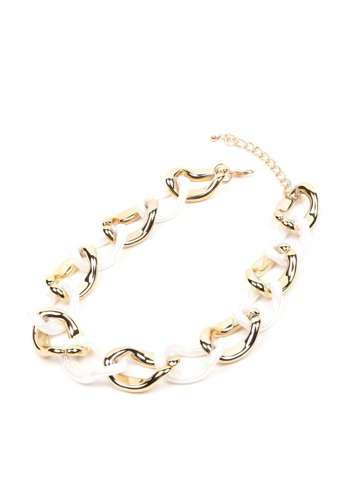 Odette Women White Metal Chain - Image 4