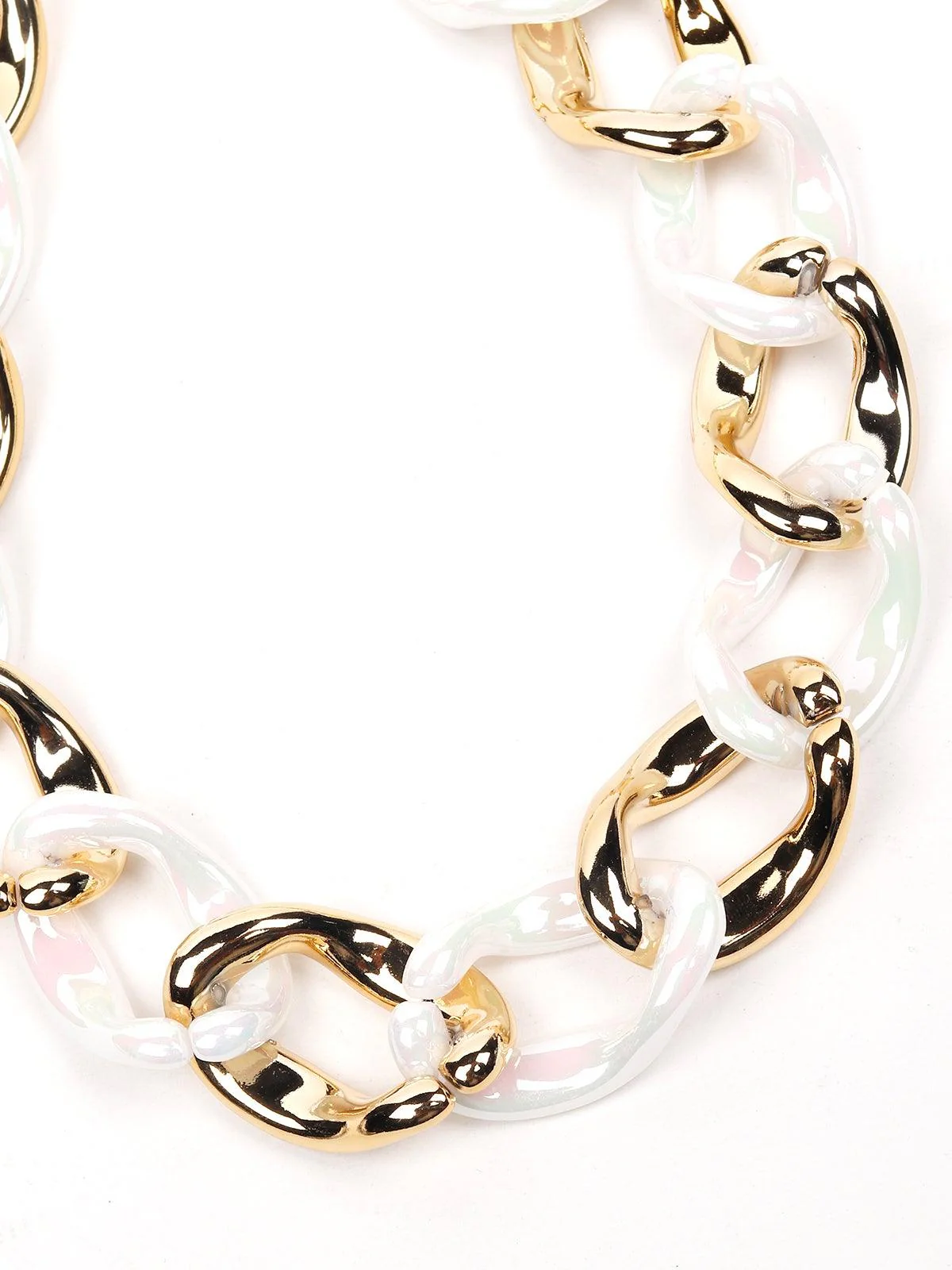Odette Women White Metal Chain - Image 5