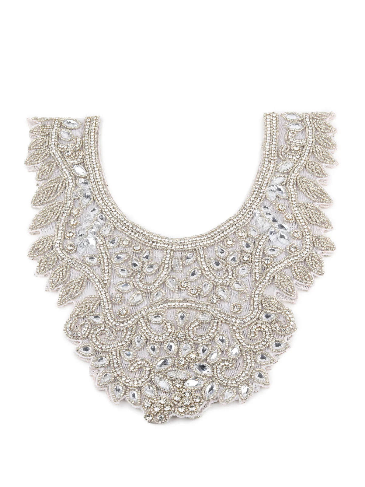 Odette Women The Glamorous Grey Embroidered Cape - Image 5