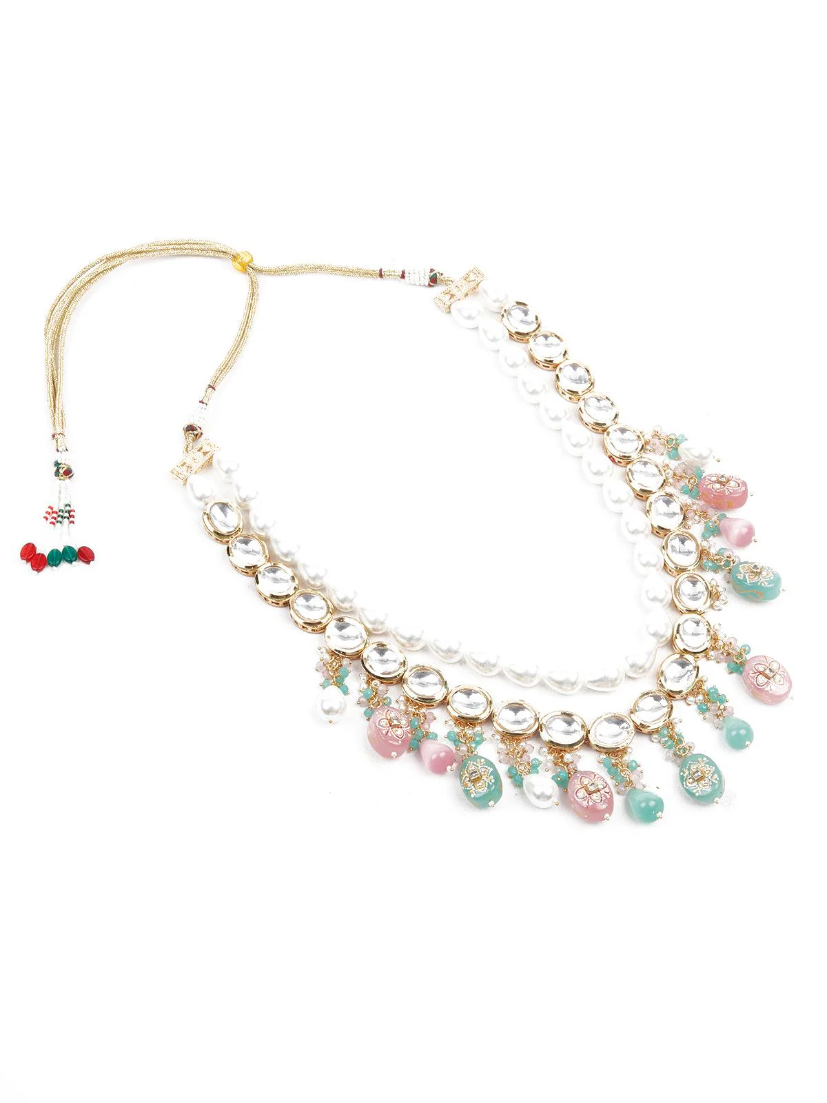 Odette Women The Pearly Grandeur Necklace Set - Image 2