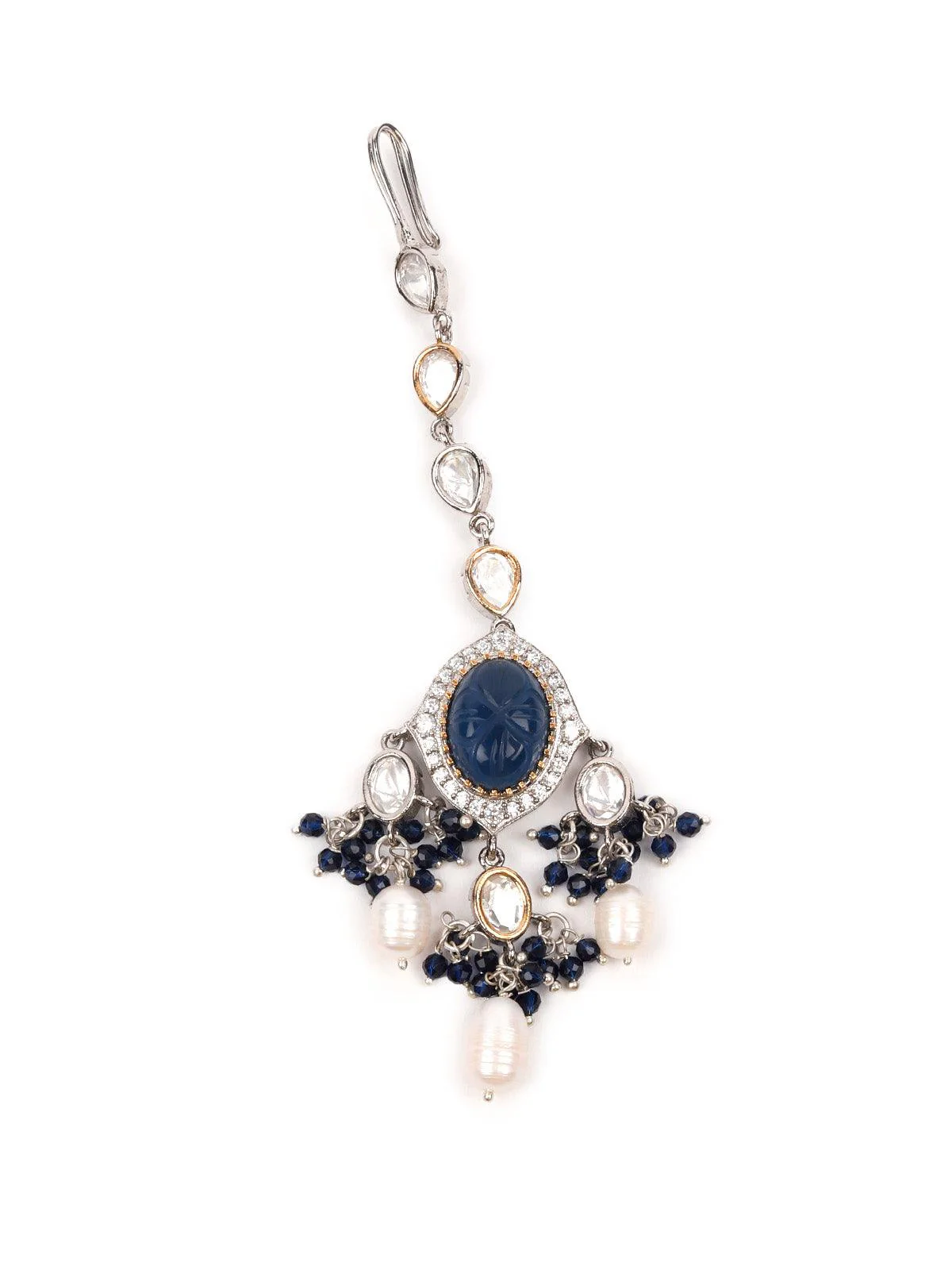 Odette Women The Regal Blue Choker - Image 7