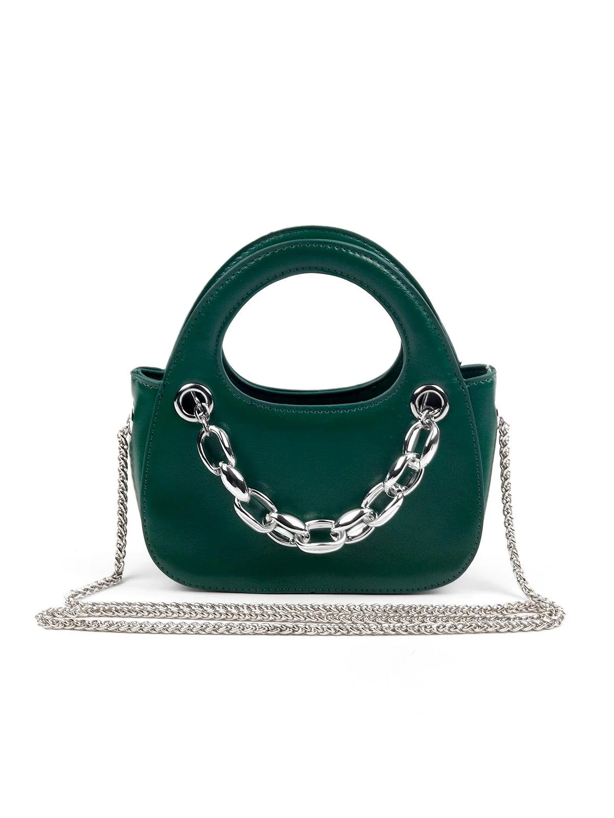 Odette Women The Very Smart Green Clutch Bag - Image 4