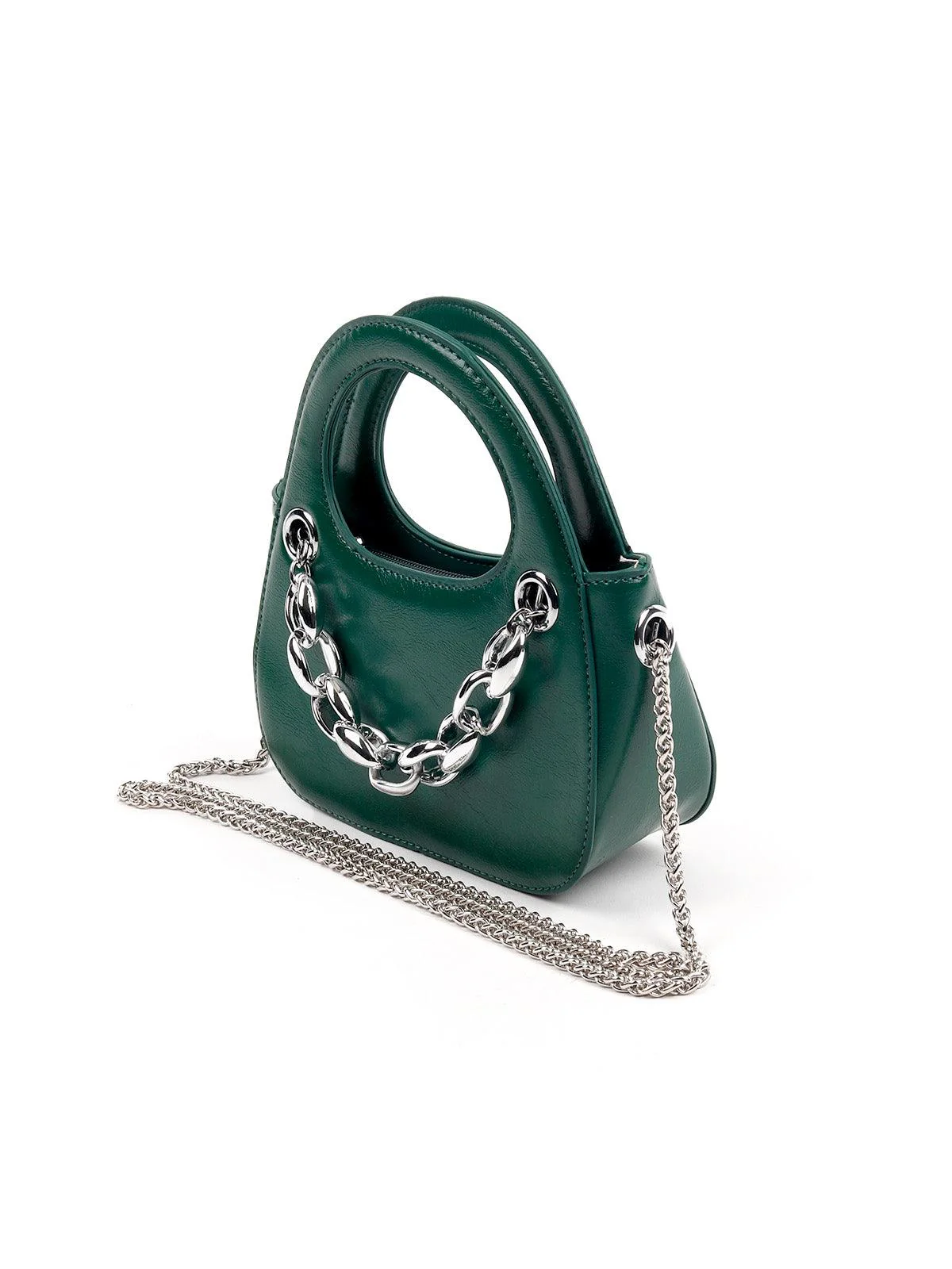 Odette Women The Very Smart Green Clutch Bag - Image 5