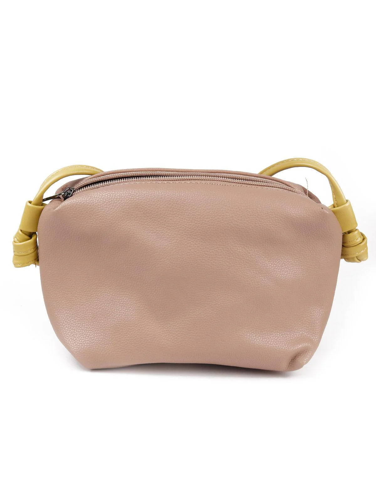 Odette Women The Very Smart Mustard Colored Handbag - Image 8